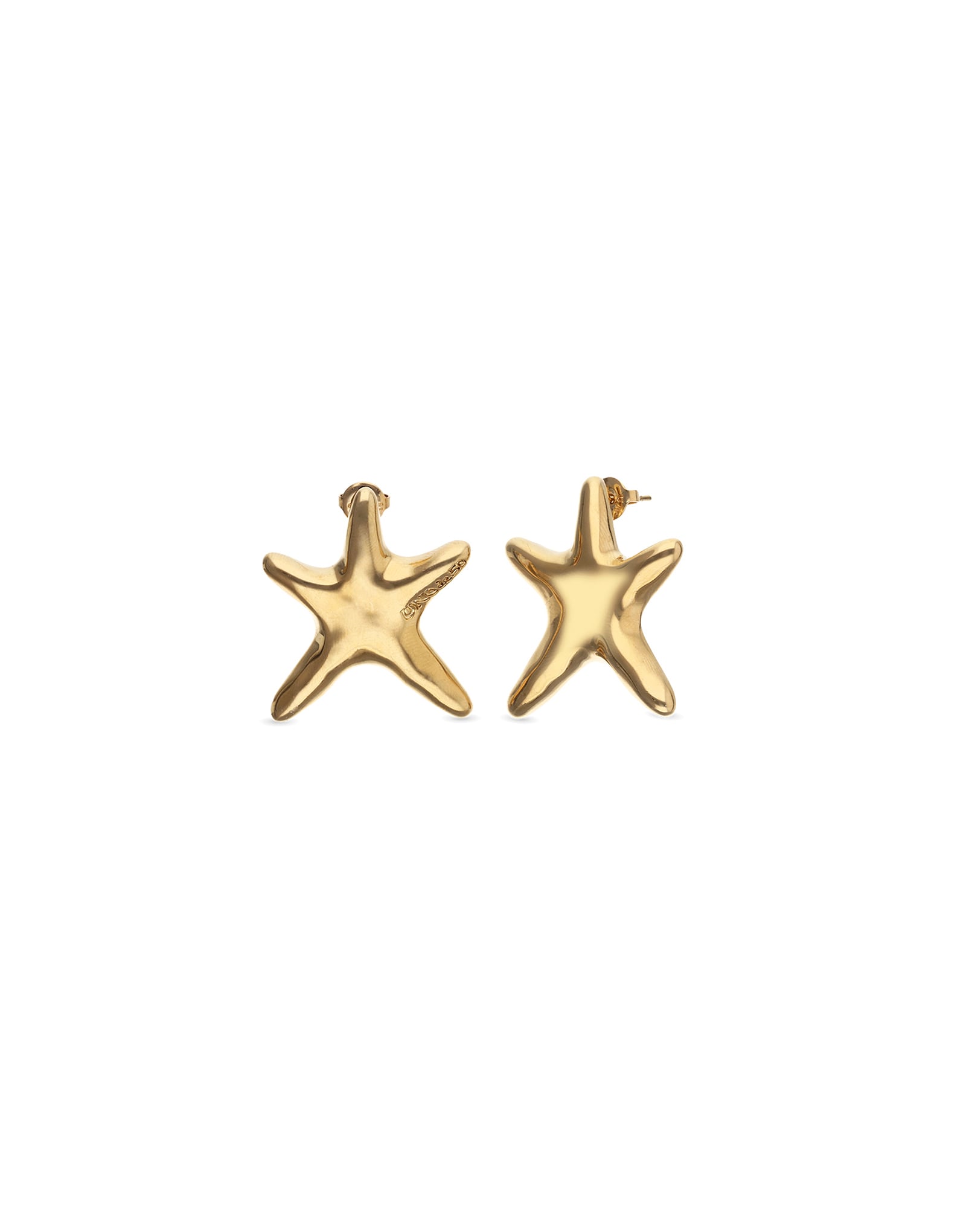 Medium starfish-shaped earrings