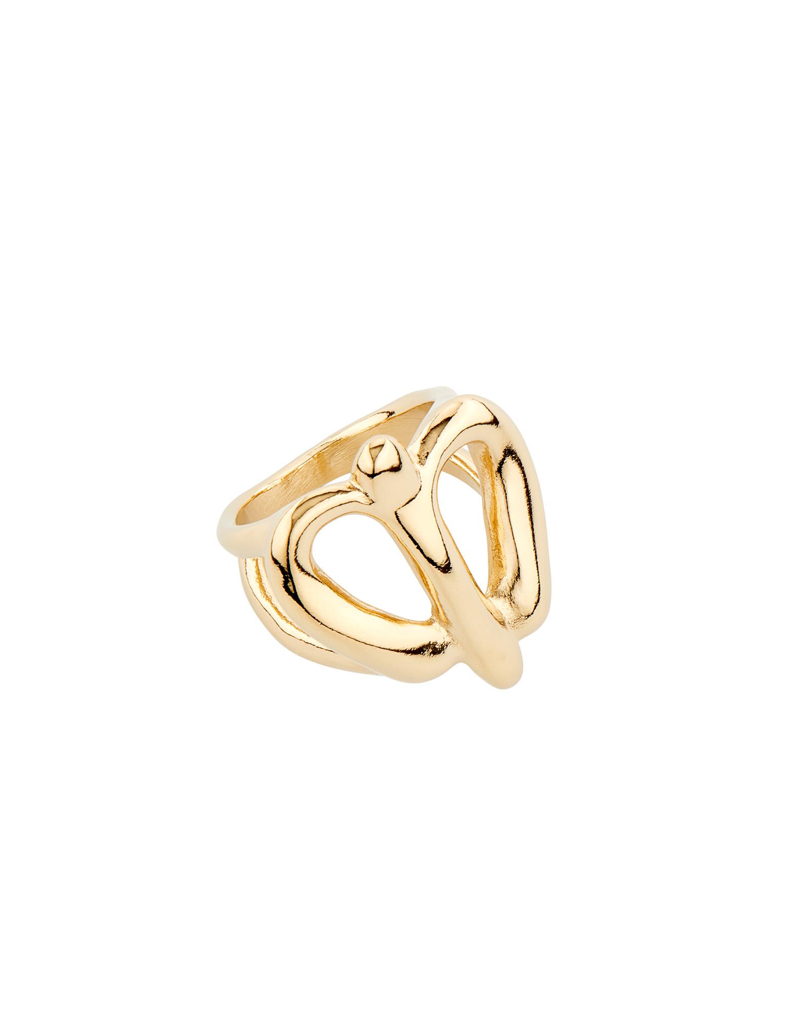 FLY BABY FLY Ring, Golden, large image number null