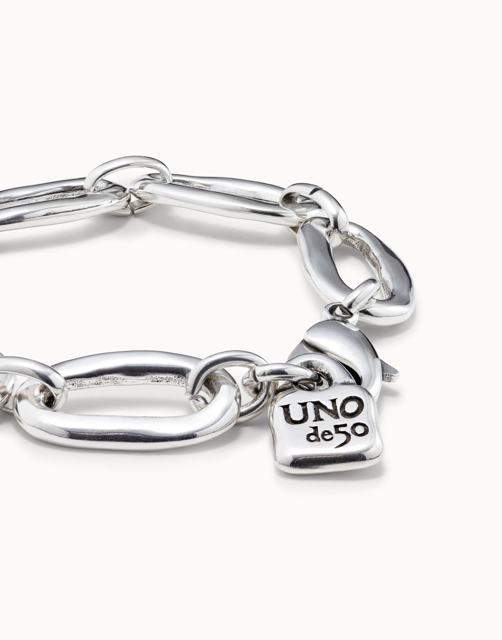 Sterling silver-plated bracelet, Silver, large image number null