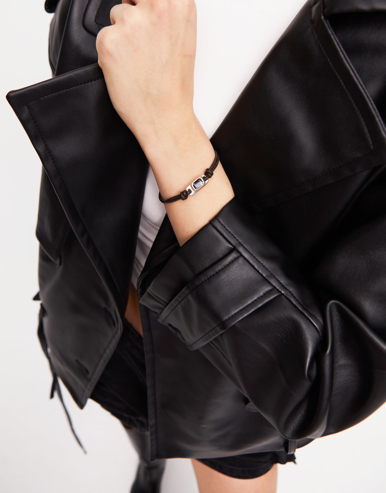 Stannum 【ビスコース】 Leather ? Bracelet 001 ユウト