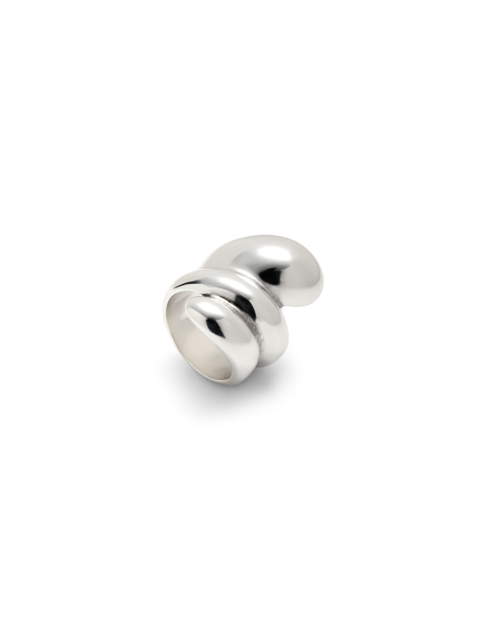 Rounded spiral ring