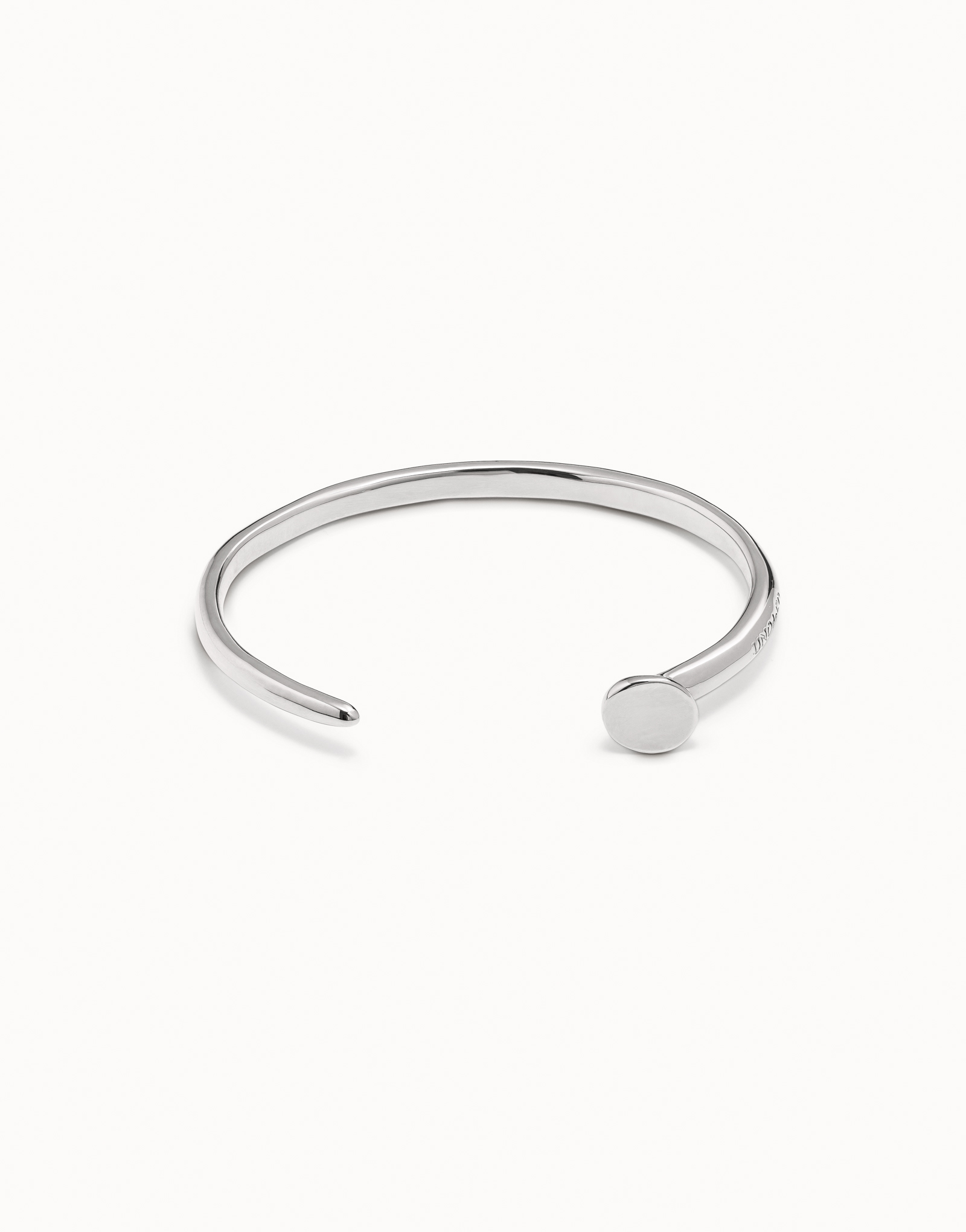 Bracelet plaqué argent en forme de clou, Argent, large image number null