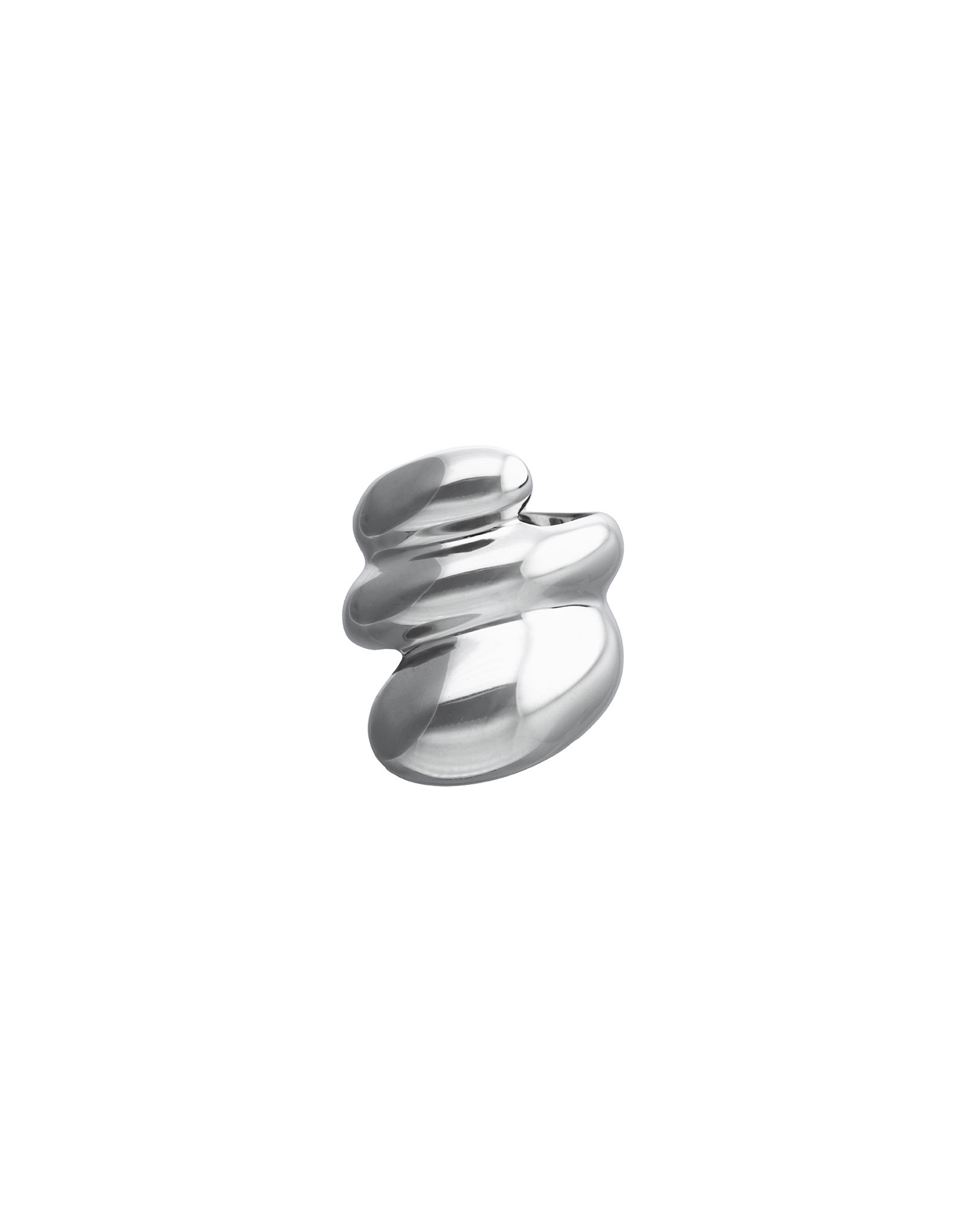 Rounded spiral ring