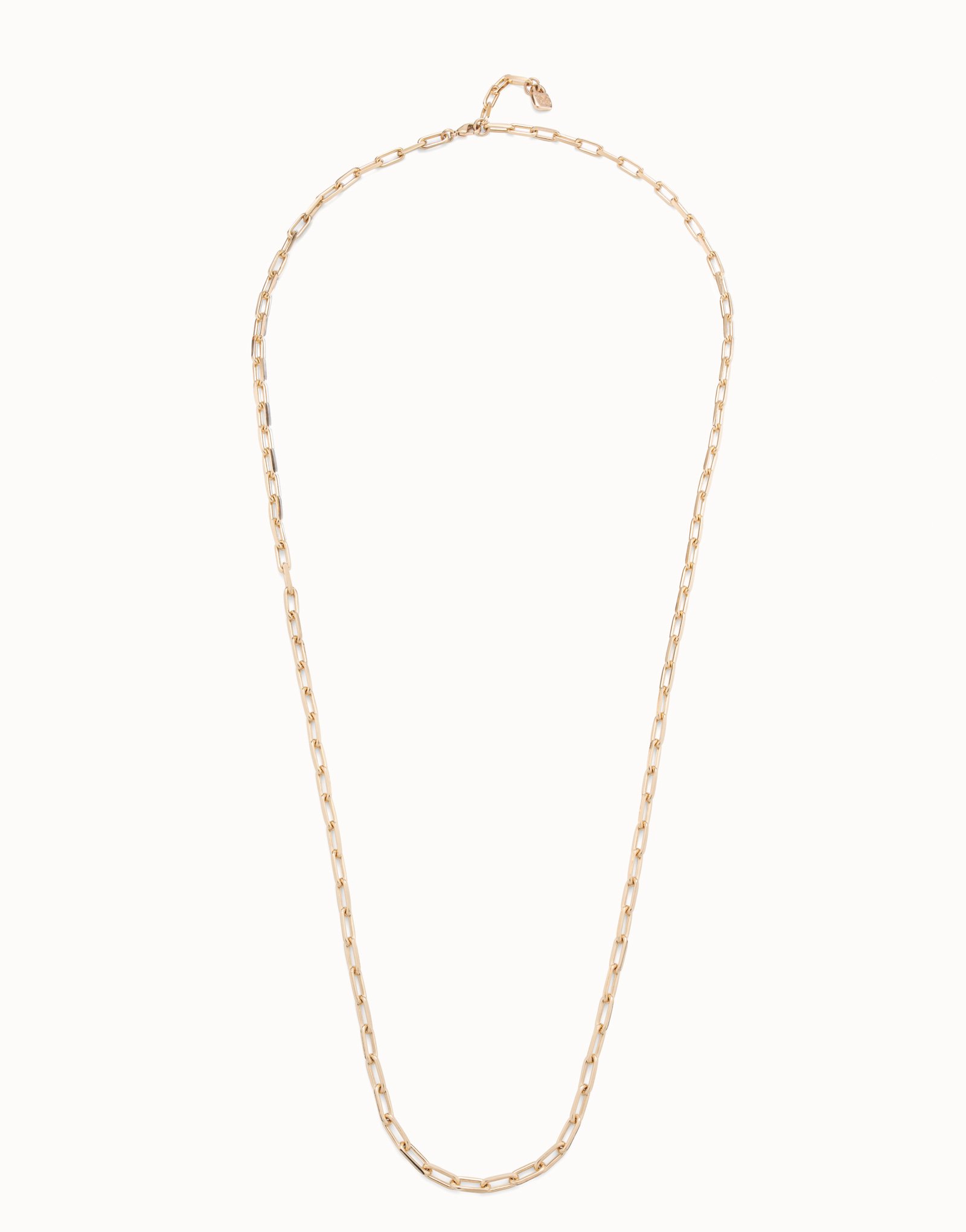 18K gold-plated long chain, Golden, large image number null