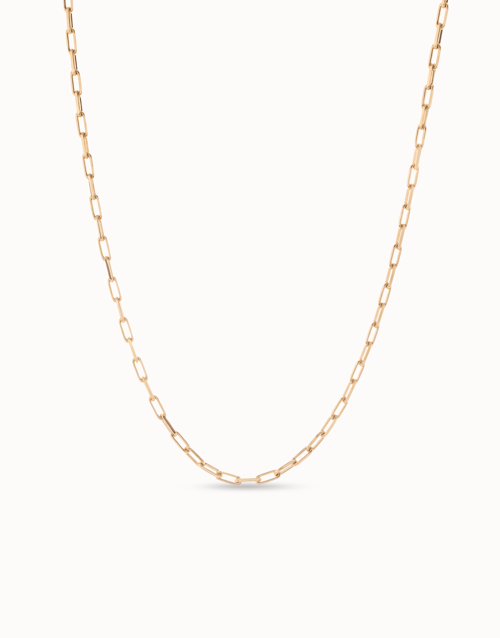 18K gold-plated long chain, Golden, large image number null