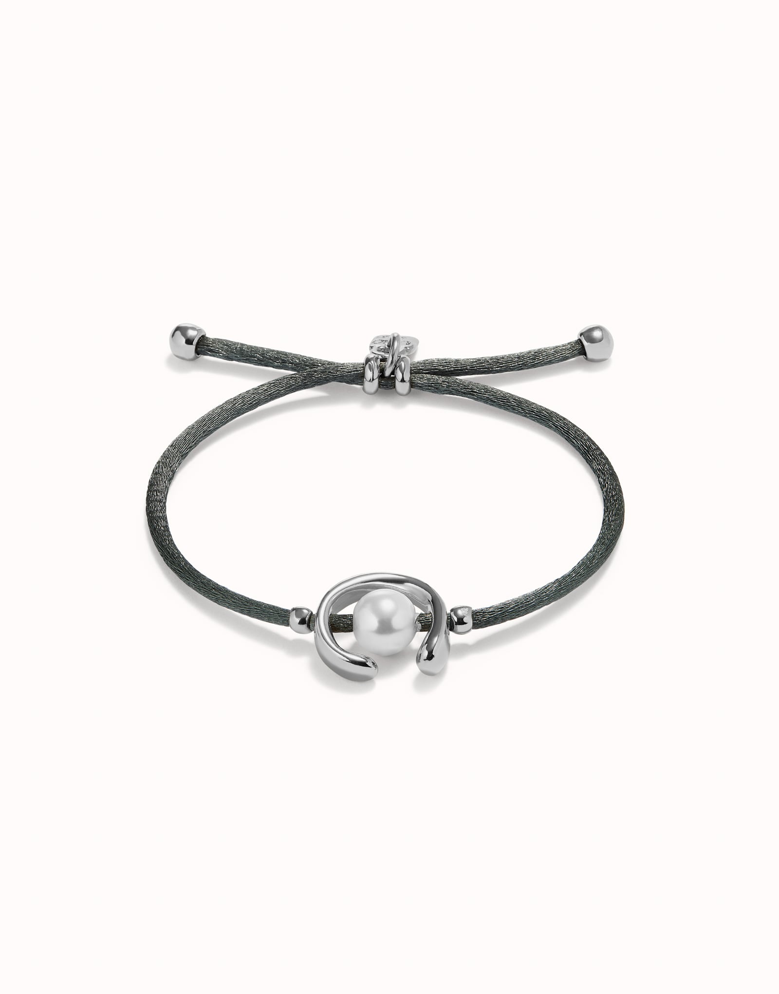 UNO De 50 Bracciale Sfera Argento Con Pelle E Vetro Murano Turchese – Fatto A Mano In Spagna