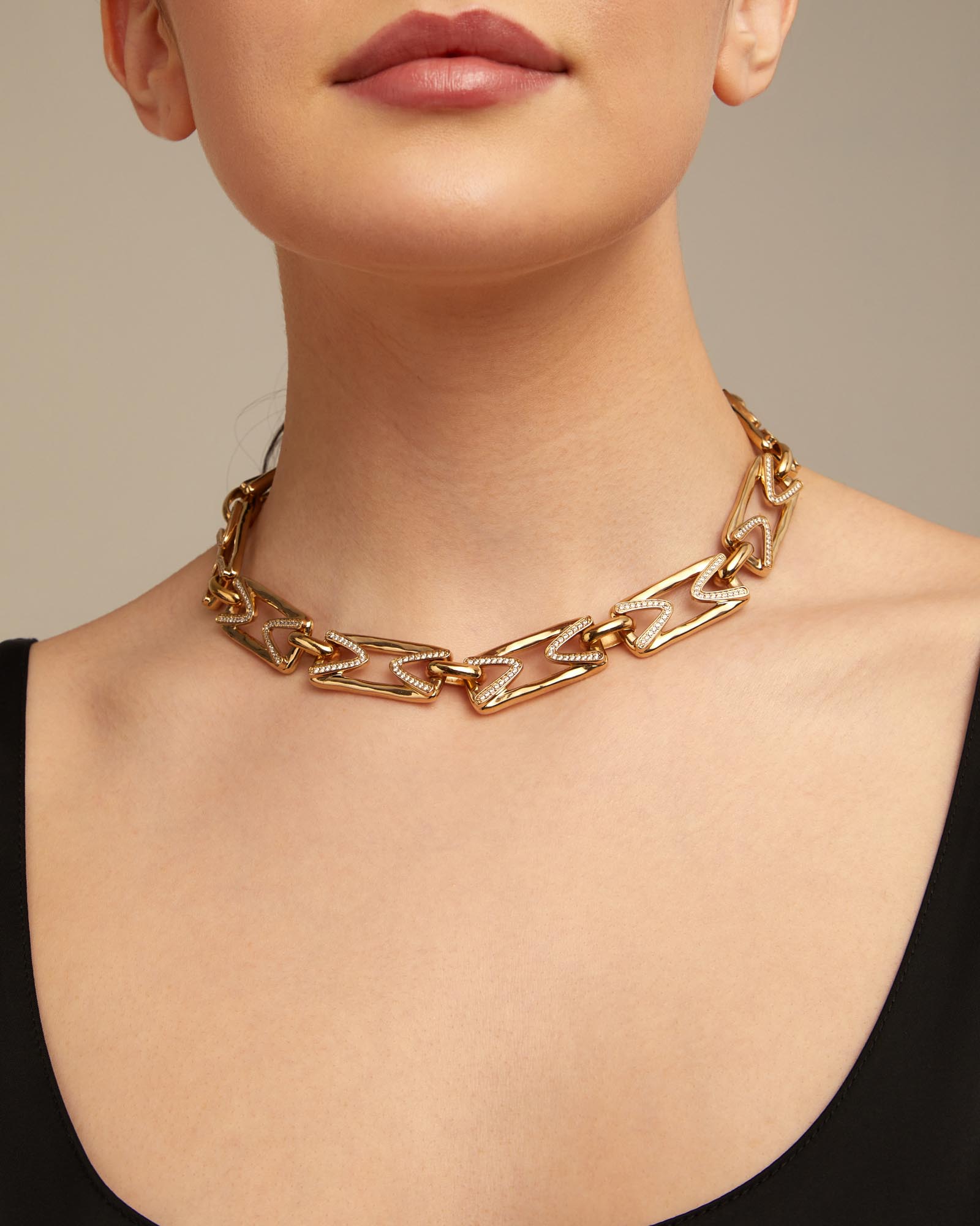 Collar Stand out Topaz, Dorado, large image number null