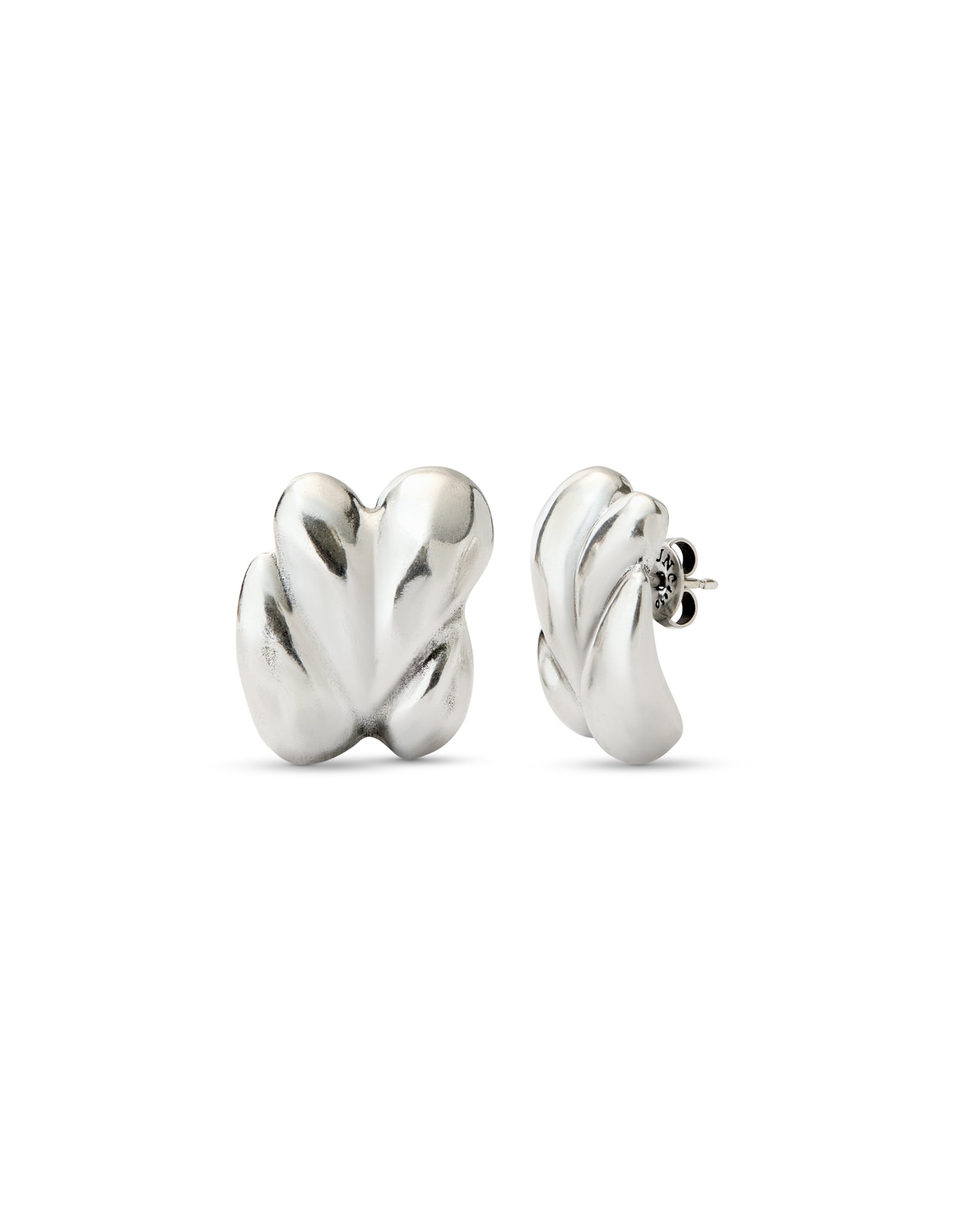 Teardrop Cluster Stud Earrings