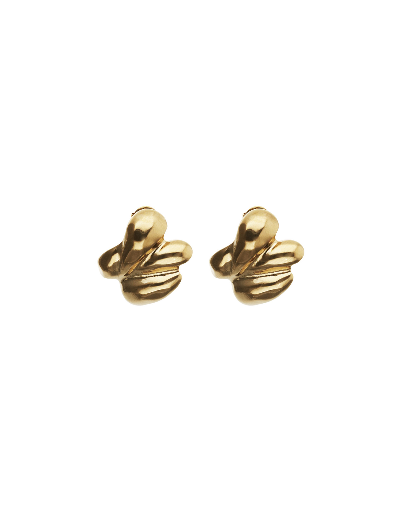 Teardrop Cluster Stud Earrings