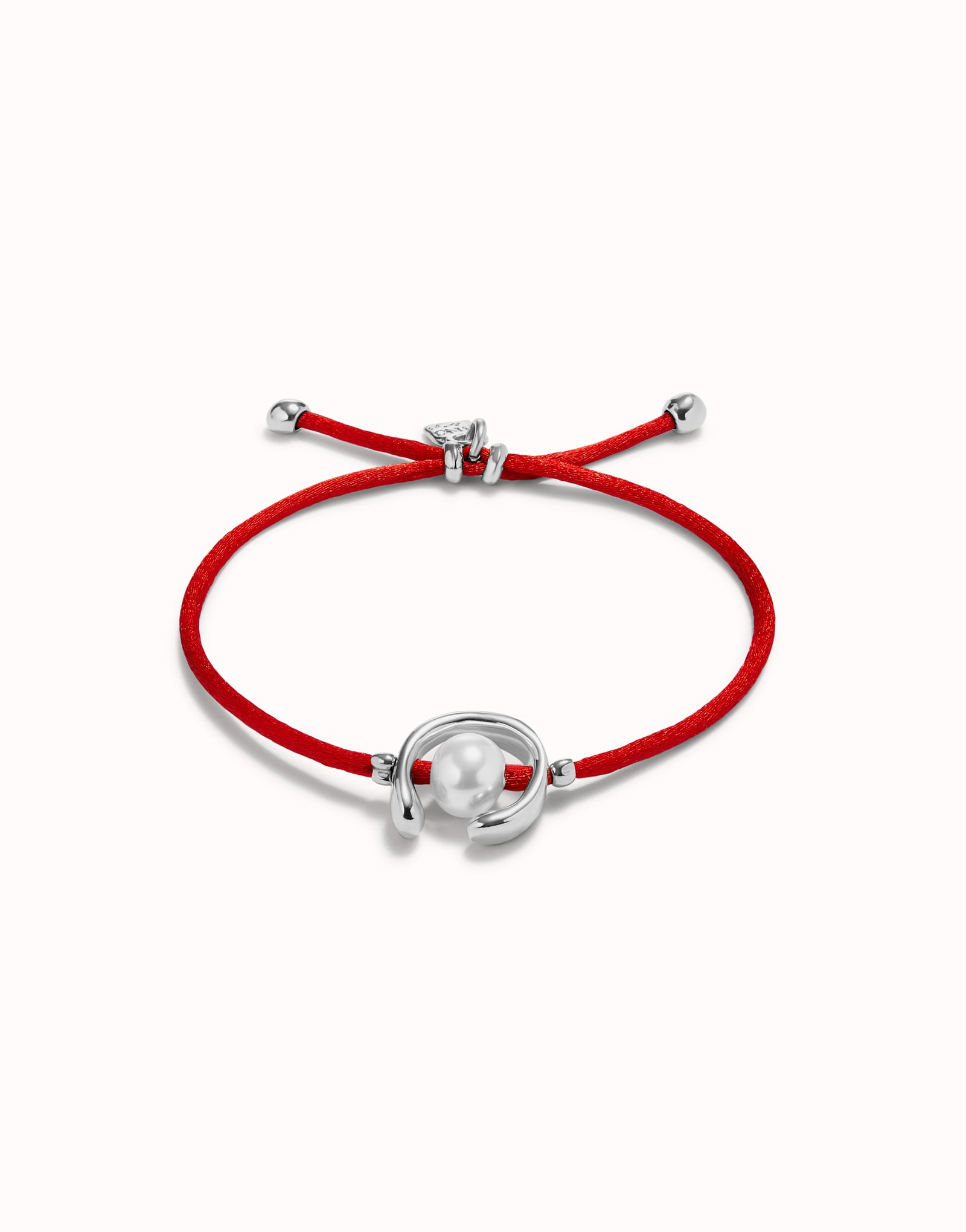 Red cord bracelet with a pearl | UNOde50 United States