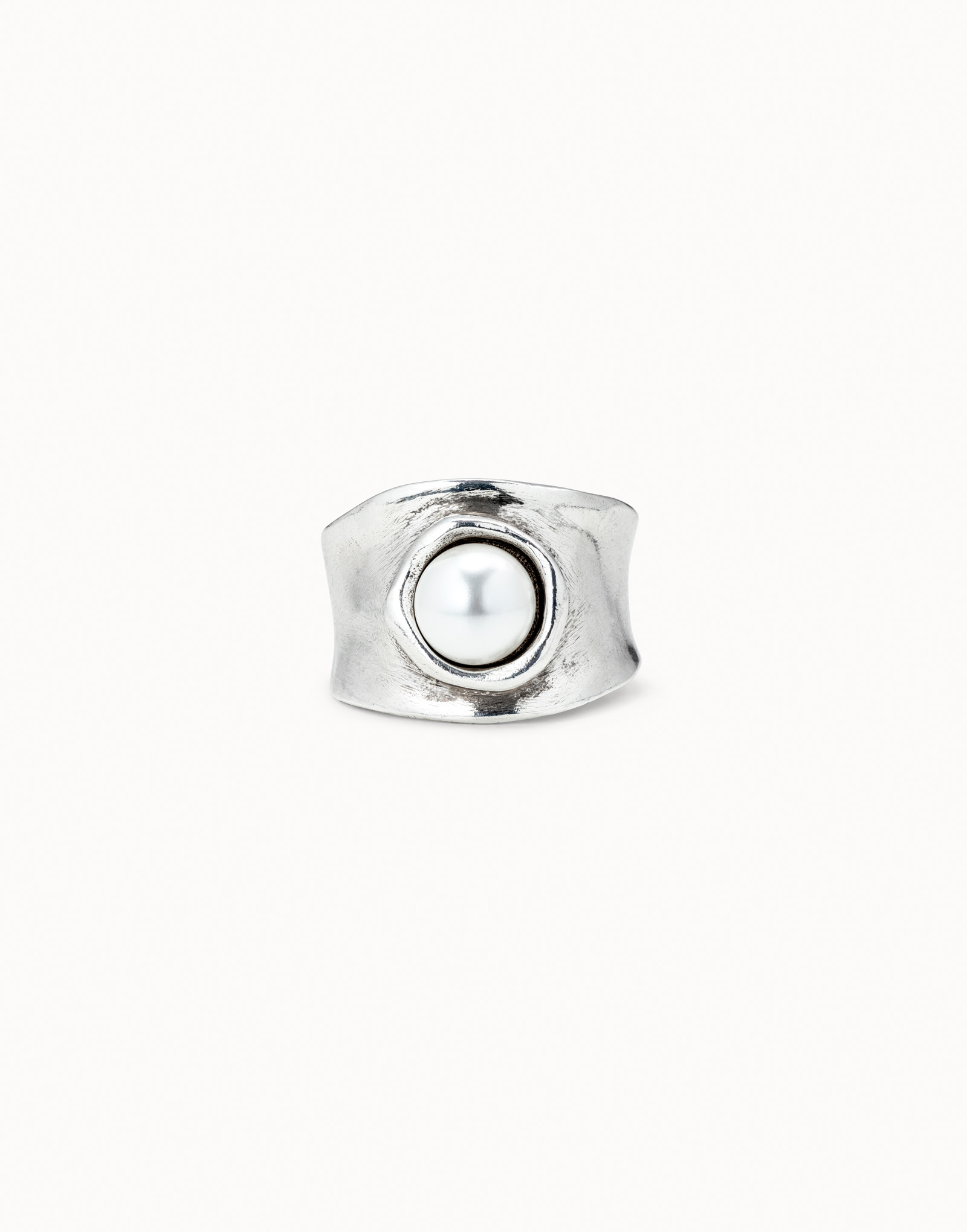 Anello con cristallo placcato argento Sterling, Argent, large image number null