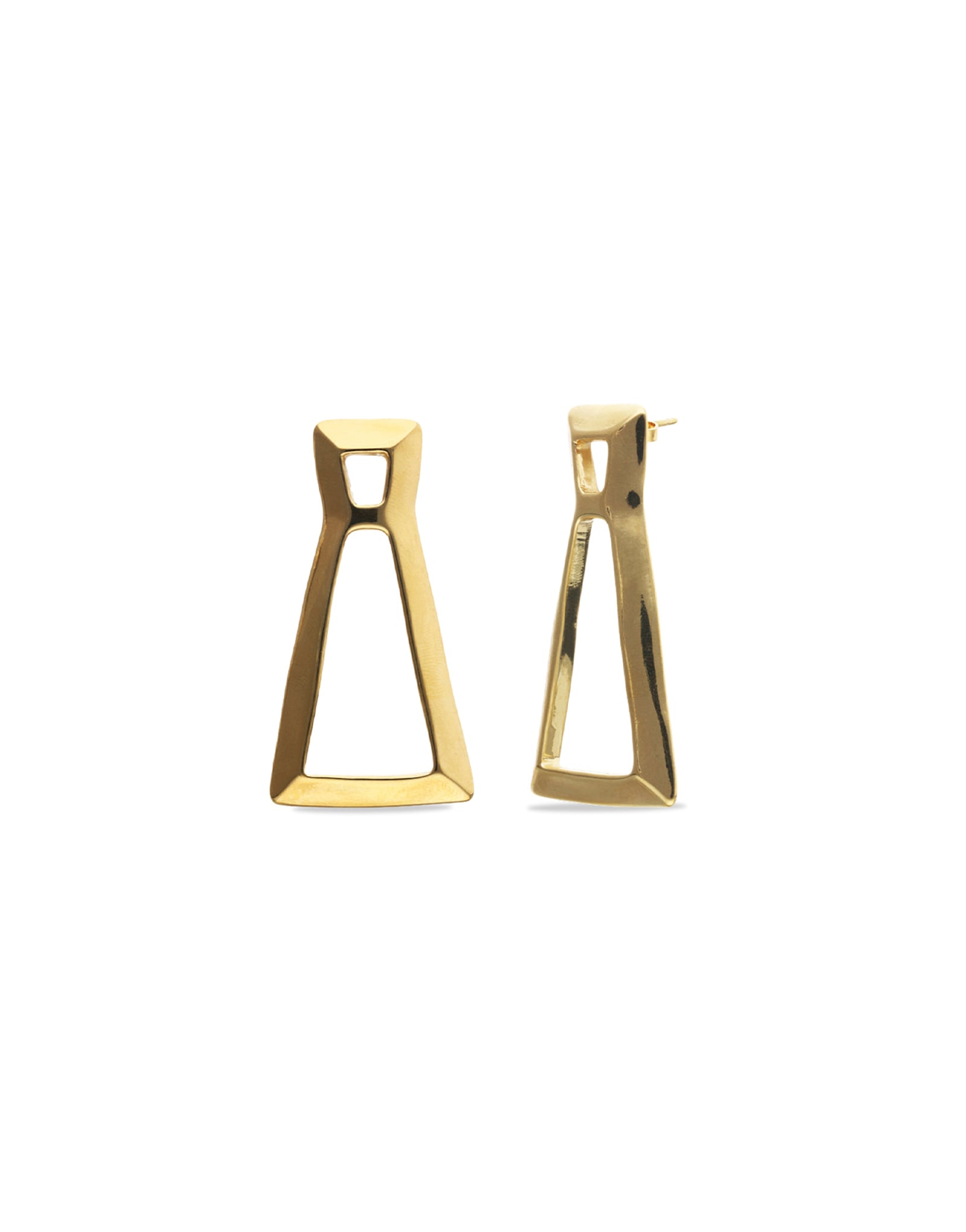 Triangular earrings