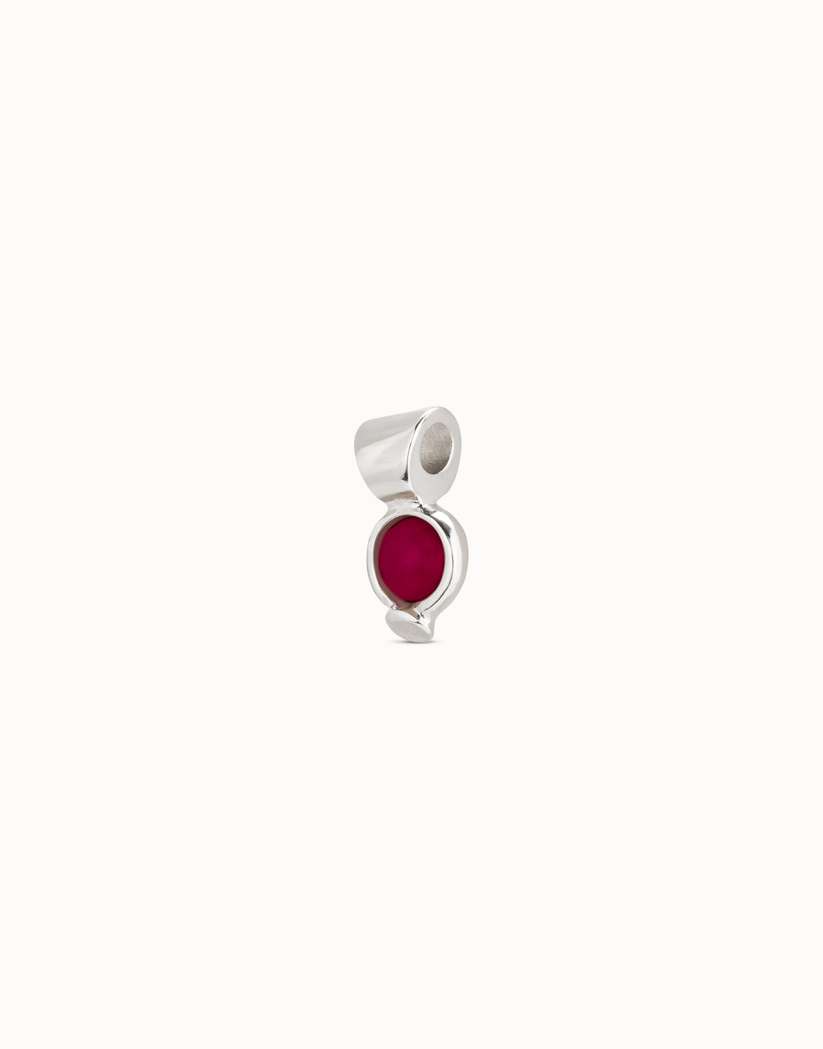 Charm Mi Agata ROJO, Argent, large image number null