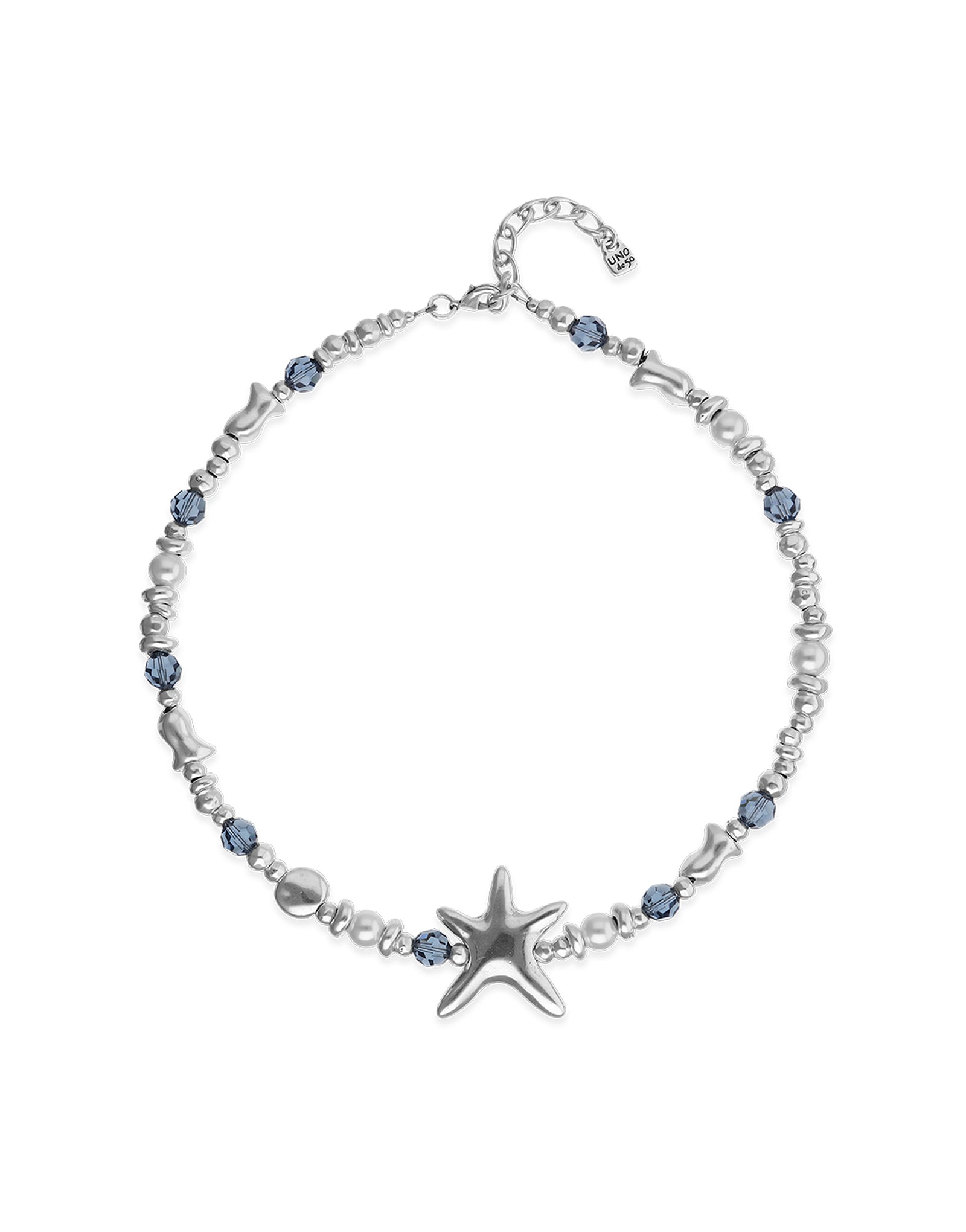 Necklace with crystals and big starfish