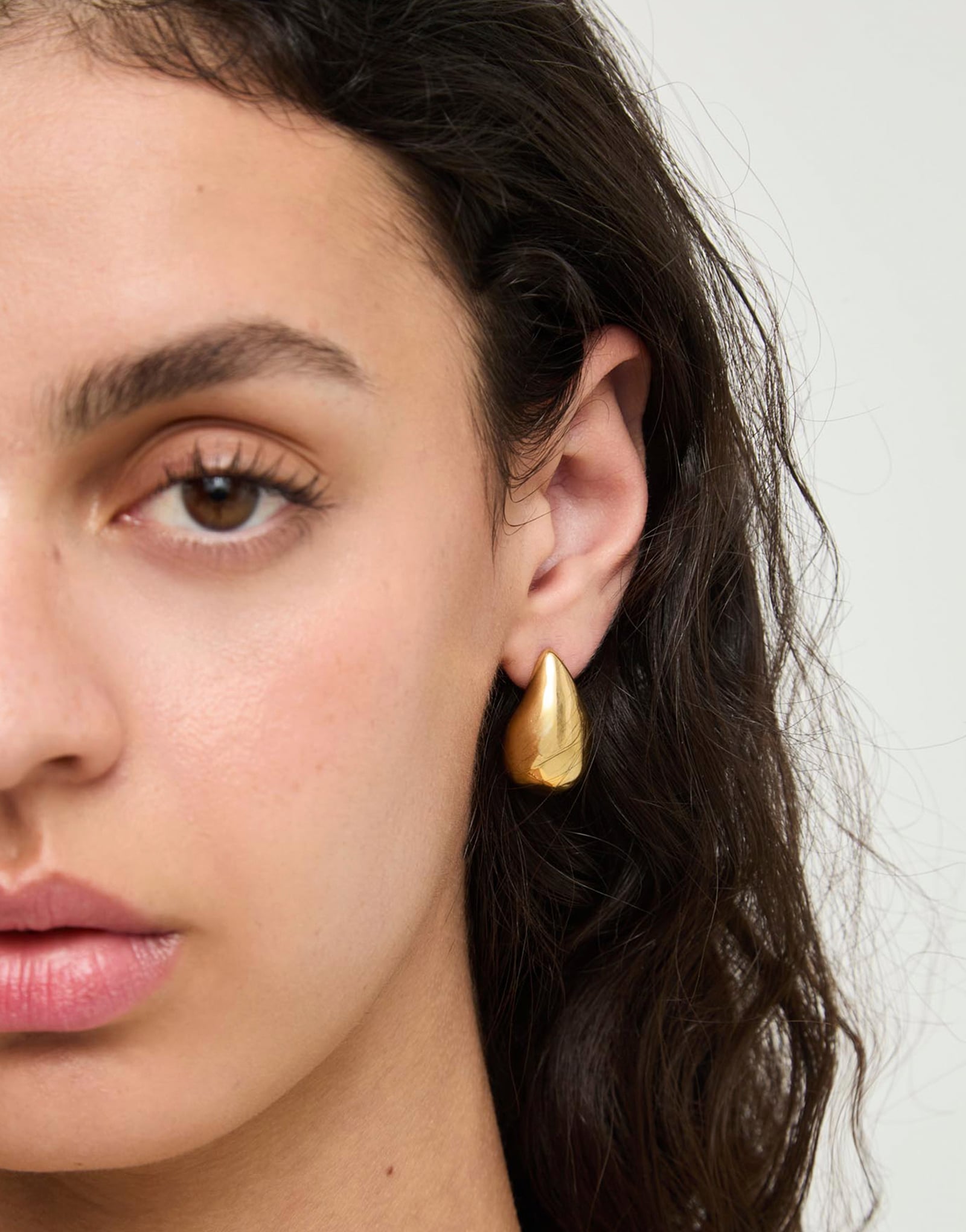 Teardrop Stud Earrings