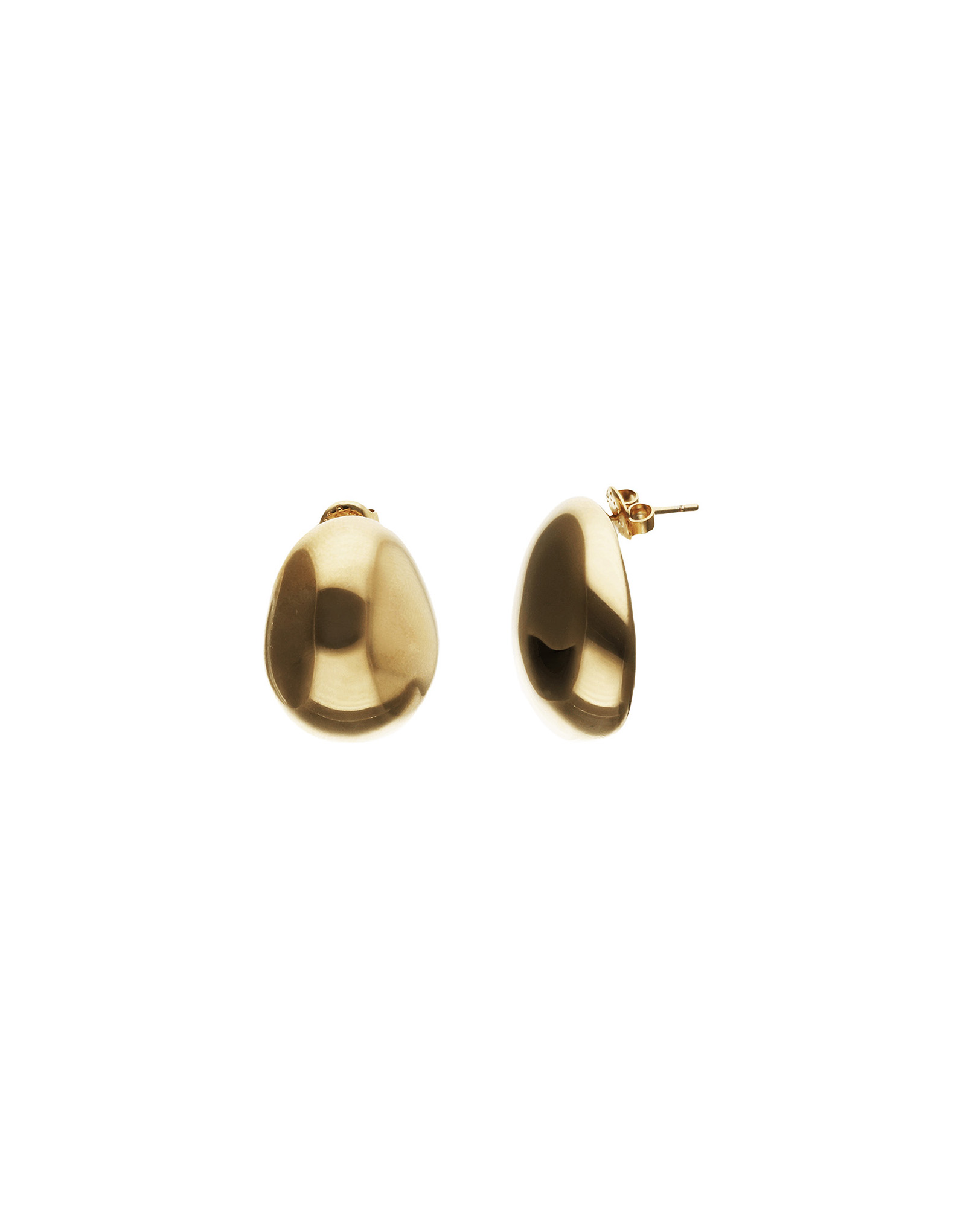 Oversized Teardrop Stud Earrings