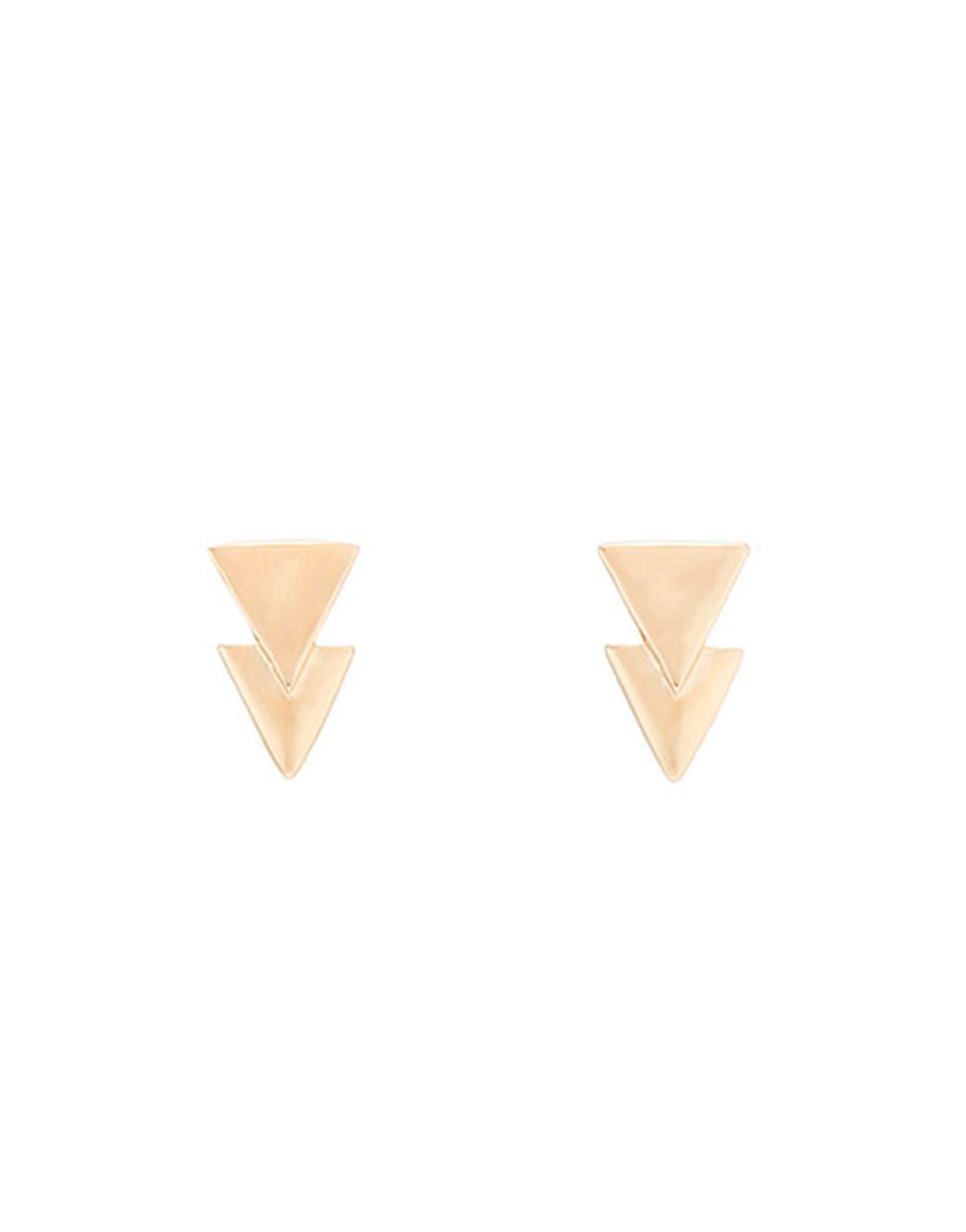 Double Sense Earrings, Golden, large image number null