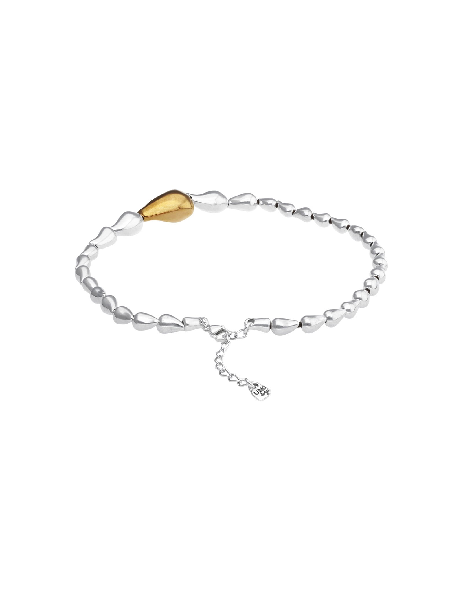 Necklace with linked drops