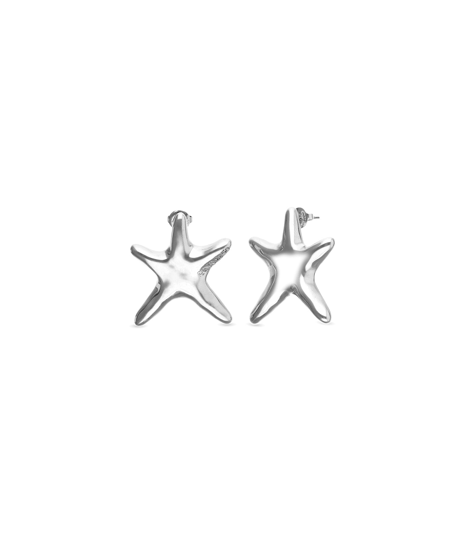 Medium starfish-shaped earrings
