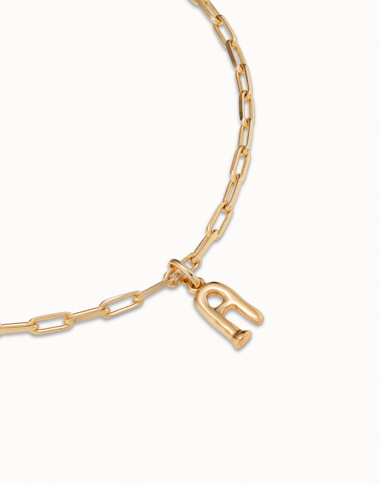 18K gold-plated short chain, Golden, large image number null