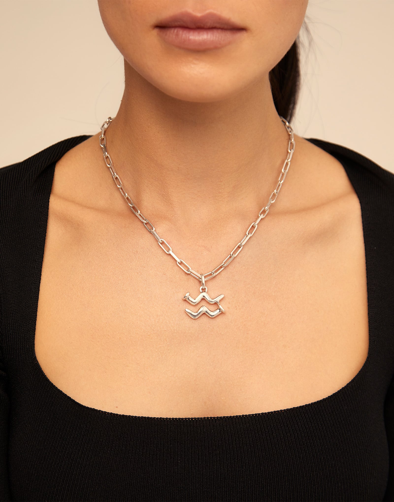 Aquarius shaped charm