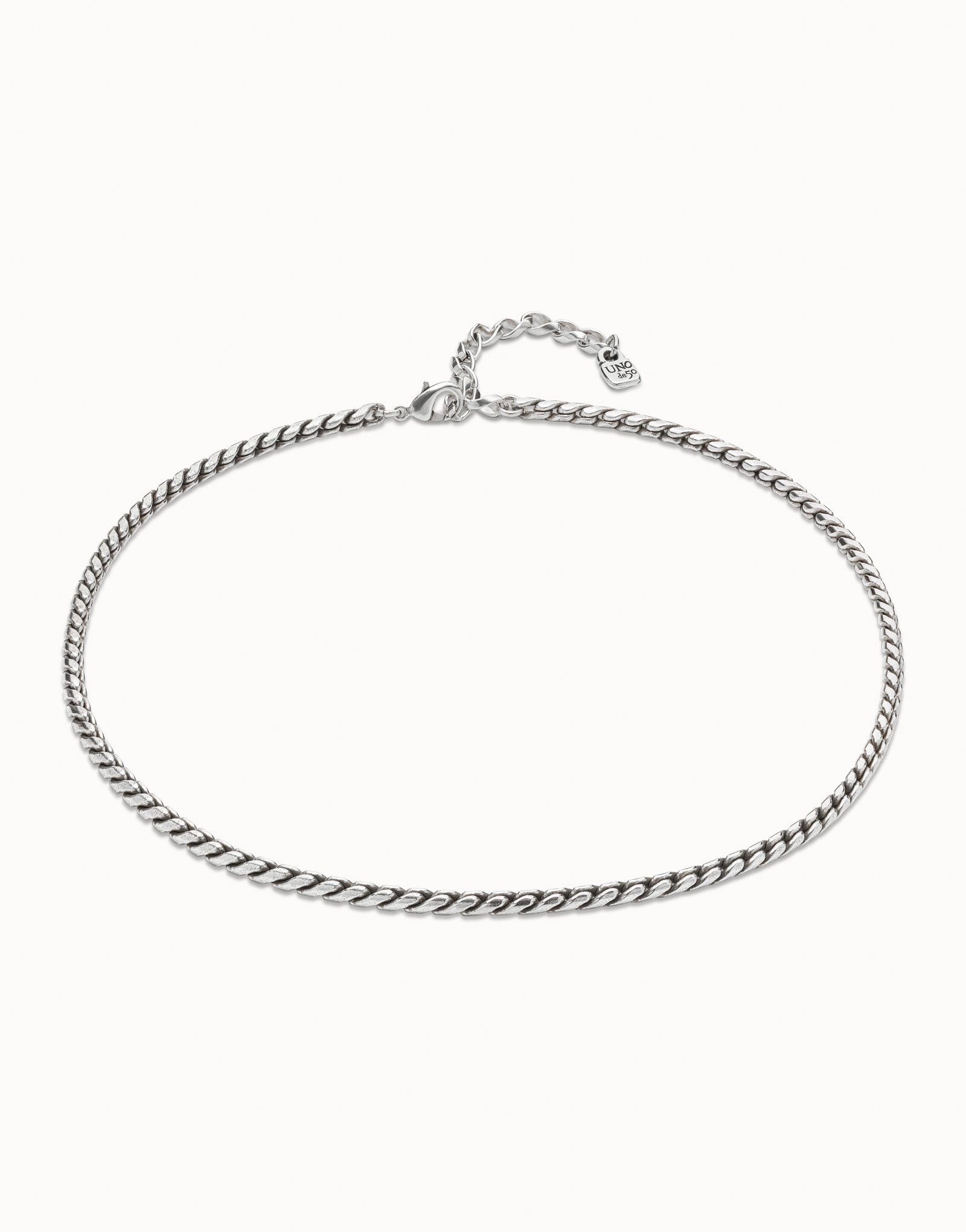 Sterling silver-plated necklace, Silver, large image number null