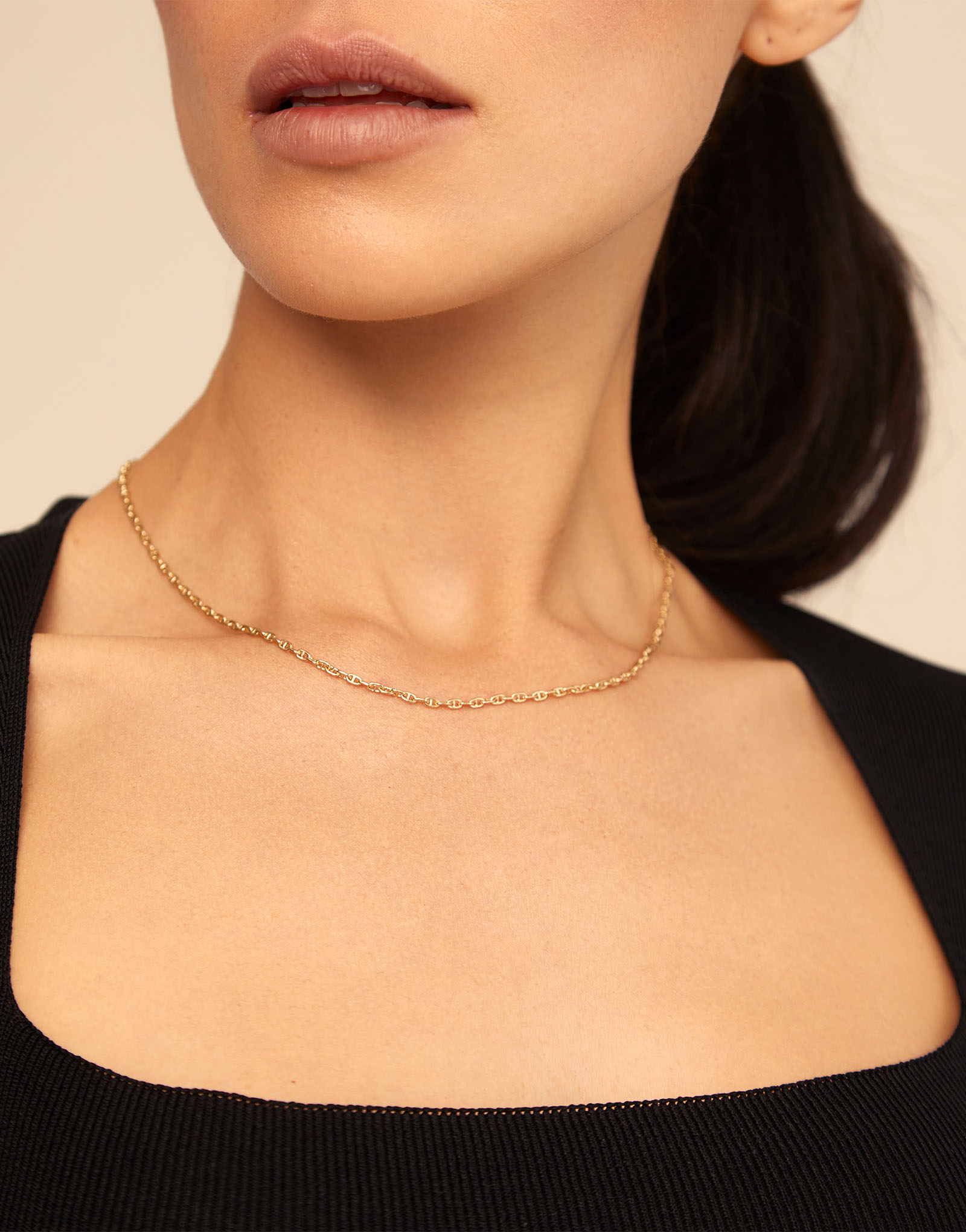 Necklace CADENA 5, Golden, large image number null