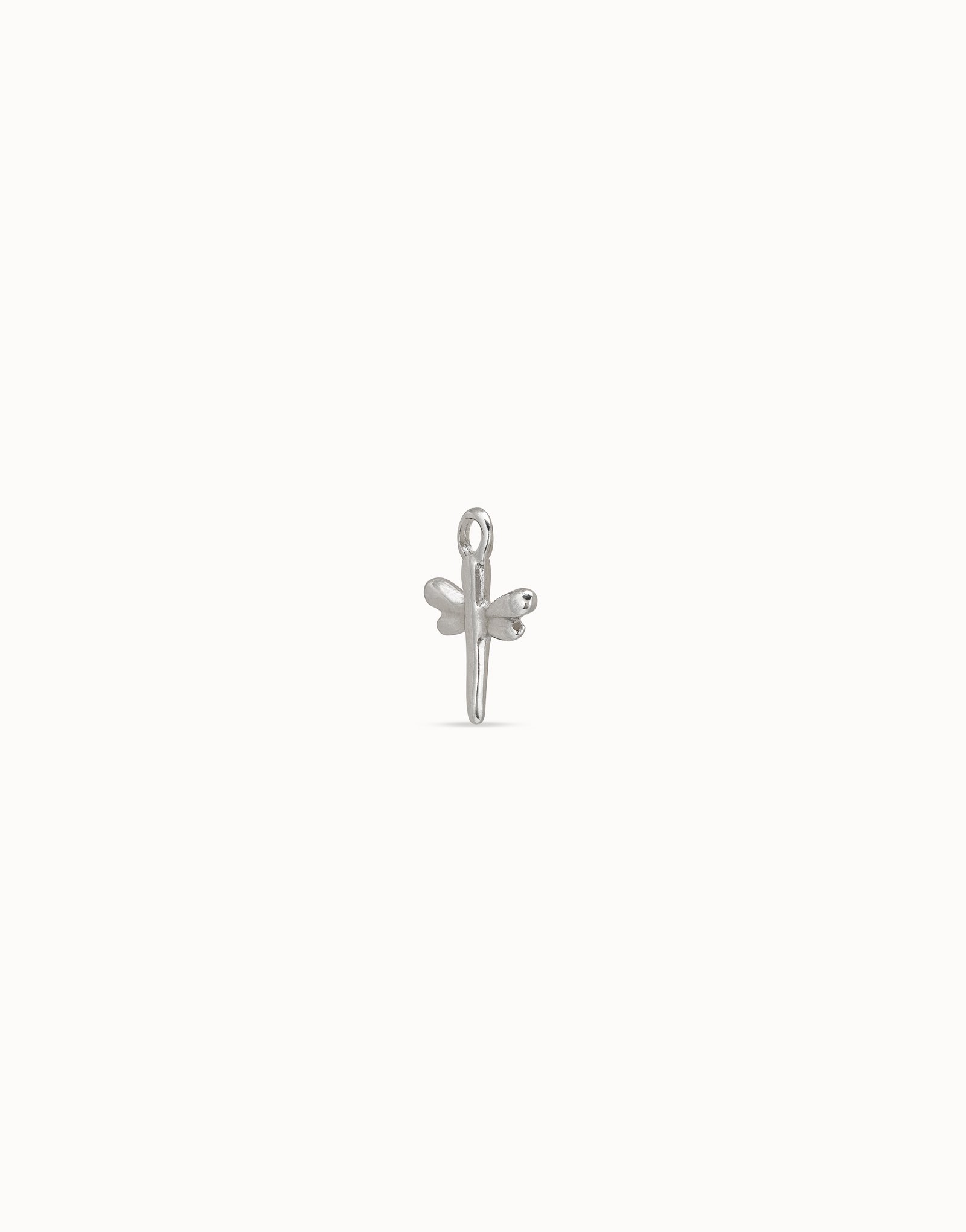 Charme de piercing plaqué argent en forme de libellule, Argent, large image number null