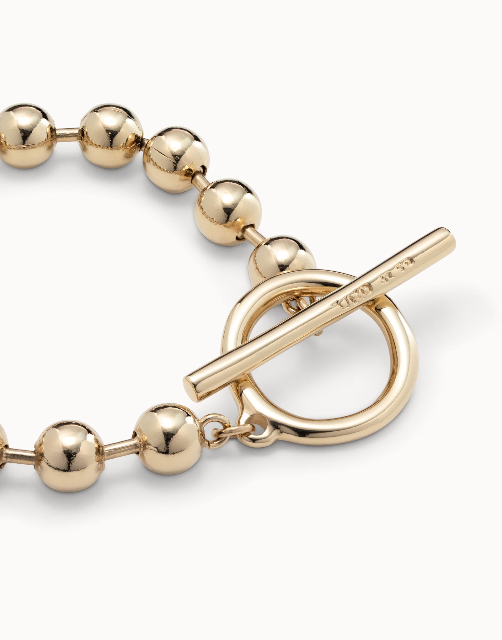 18K gold-plated chain bracelet | UNOde50