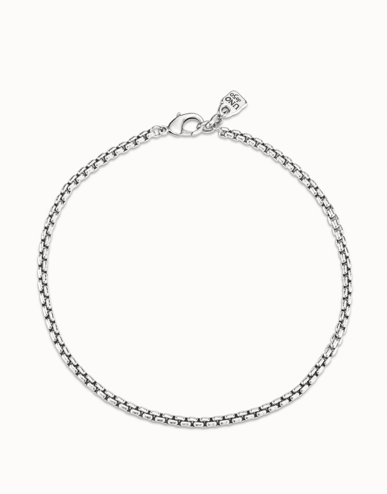 Sterling silver-plated link necklace, Silver, large image number null