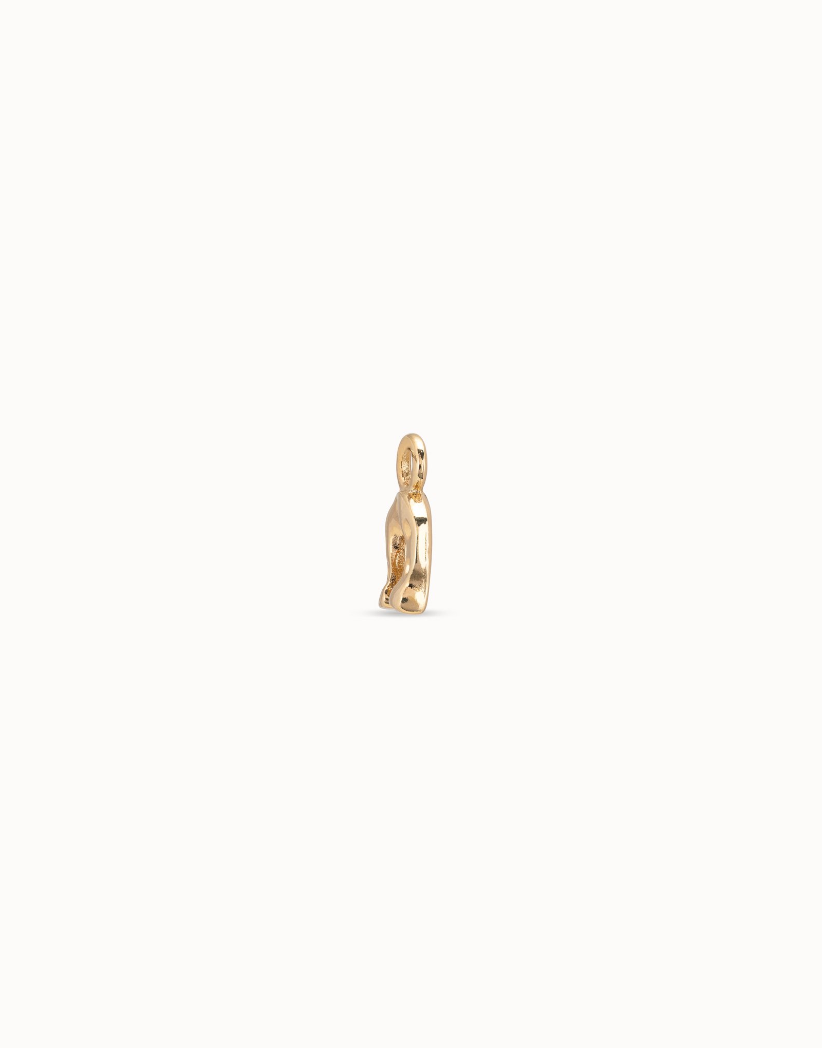 Charm a piercing placcato oro 18k a forma di ferro di cavallo, Dorado, large image number null