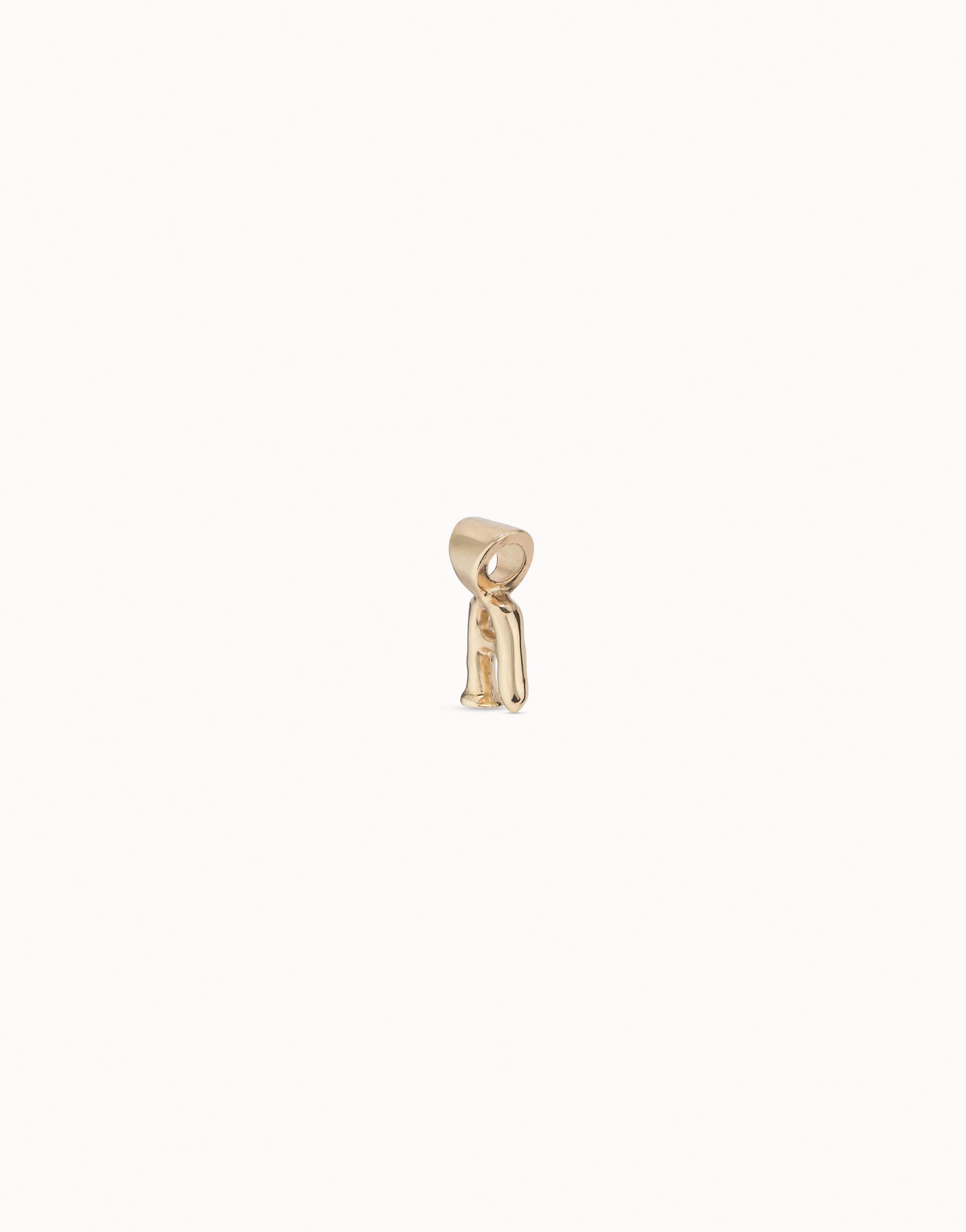 18K gold-plated charm, Golden, large image number null