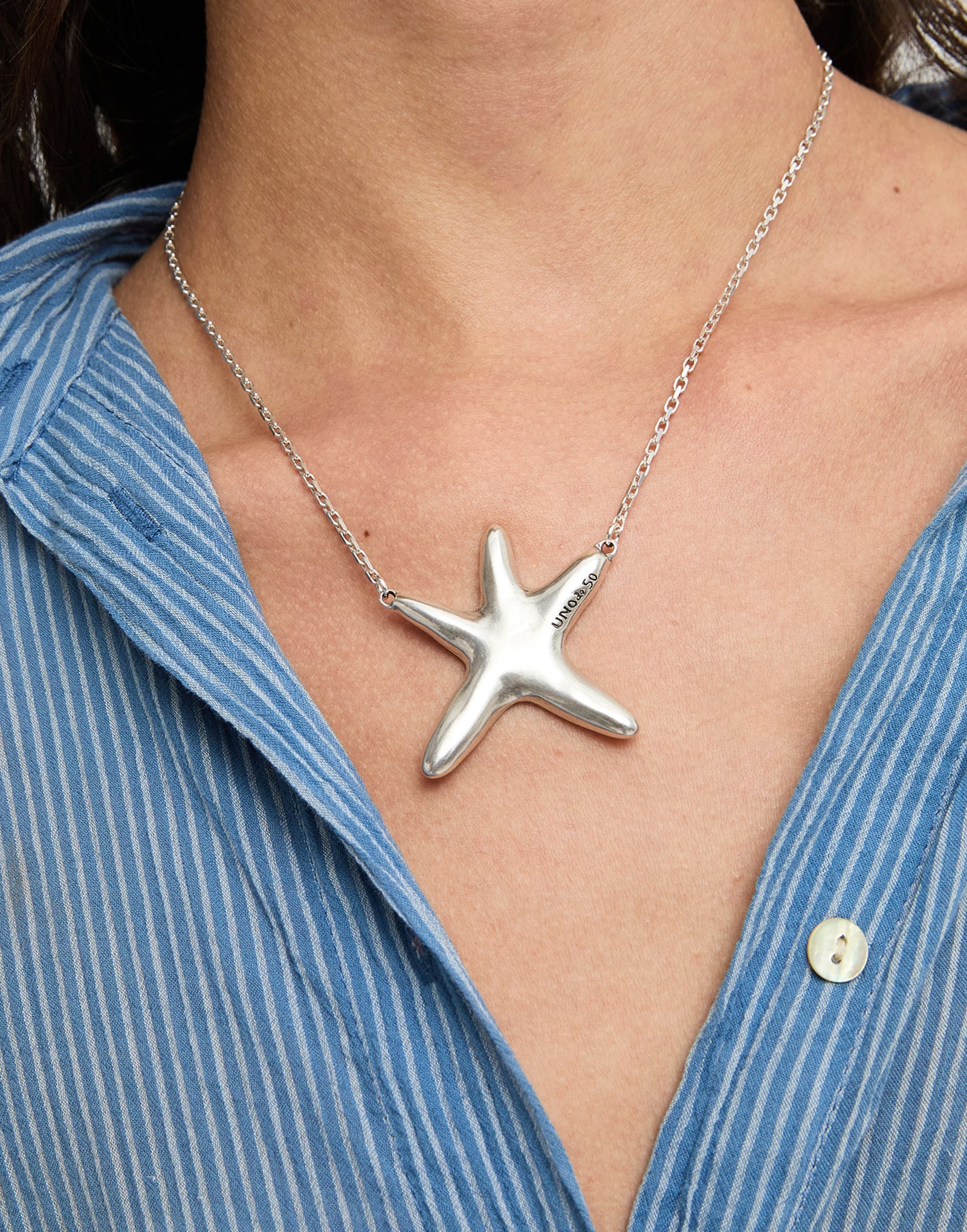 Medium necklace with starfish