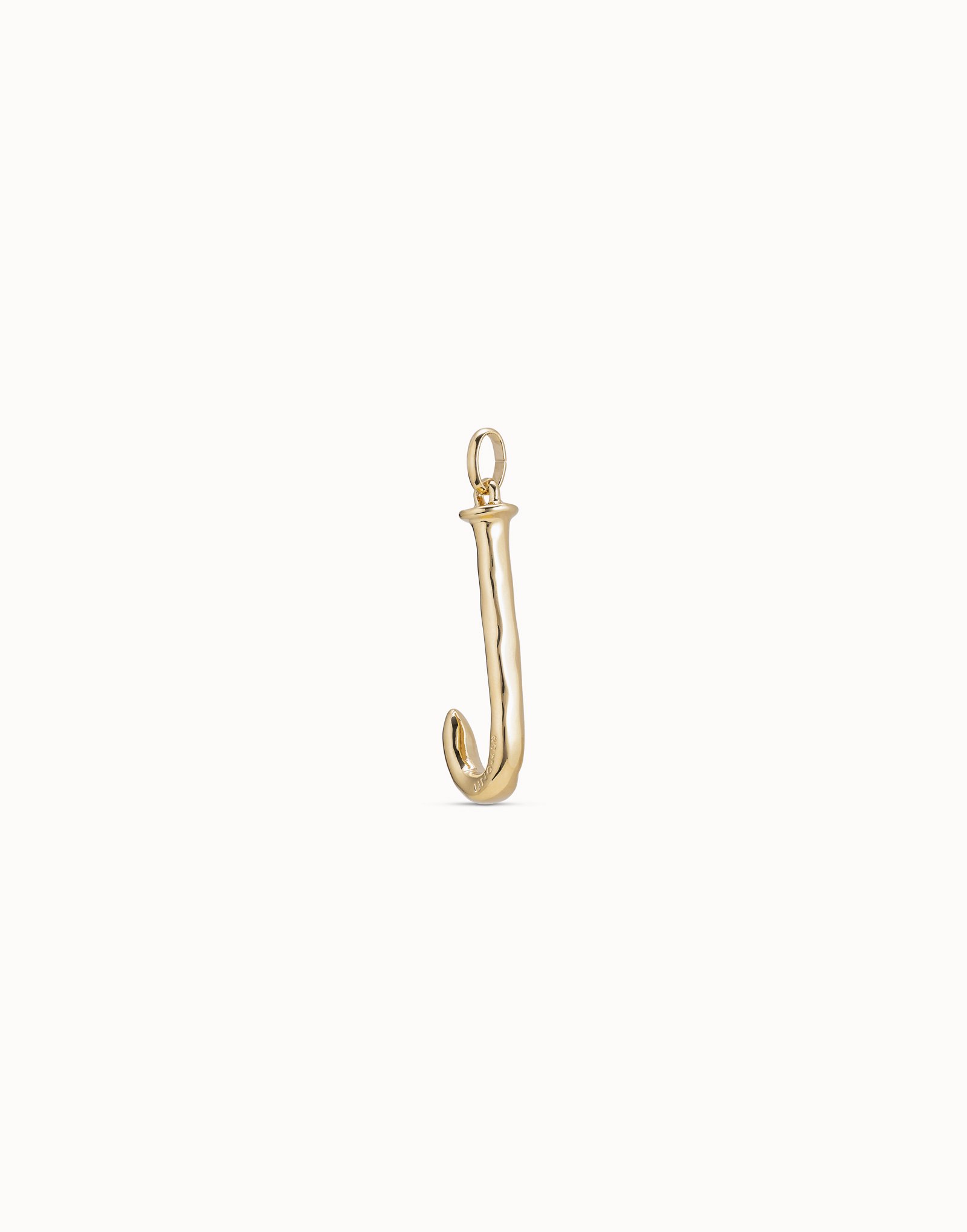 18K gold-plated letter J pendant, Golden, large image number null