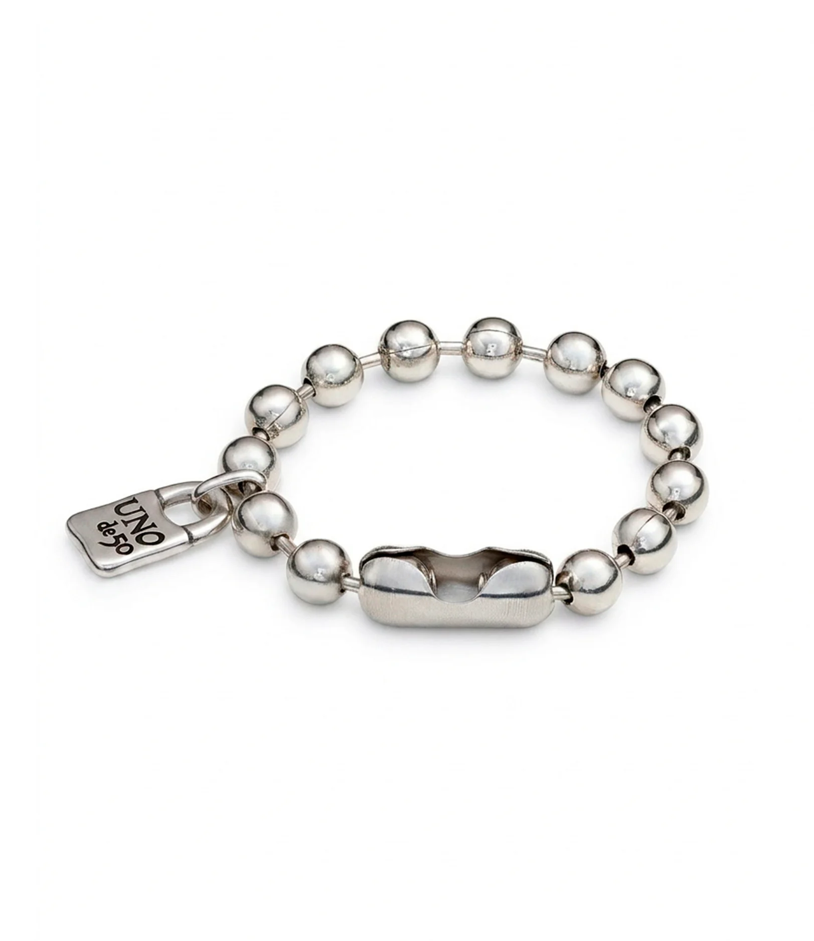 Bracelet en argent plaqu&eacute; &agrave; maillons irr&eacute;guliers