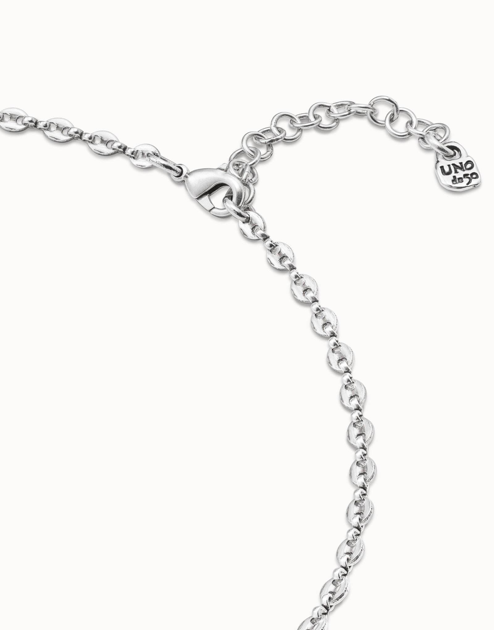 Sterling silver-plated short chain, Silver, large image number null