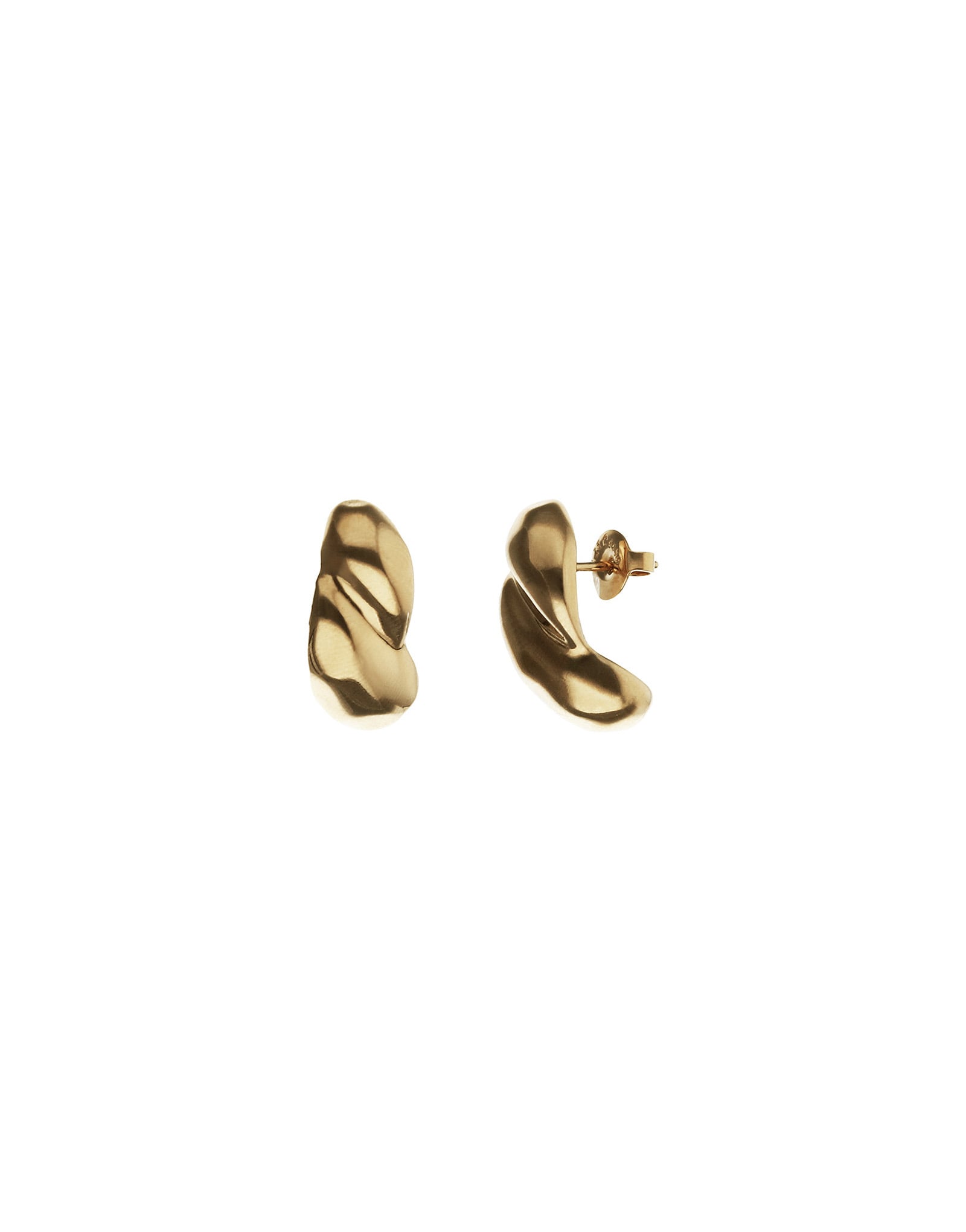 Chunky Twisted Stud Earrings