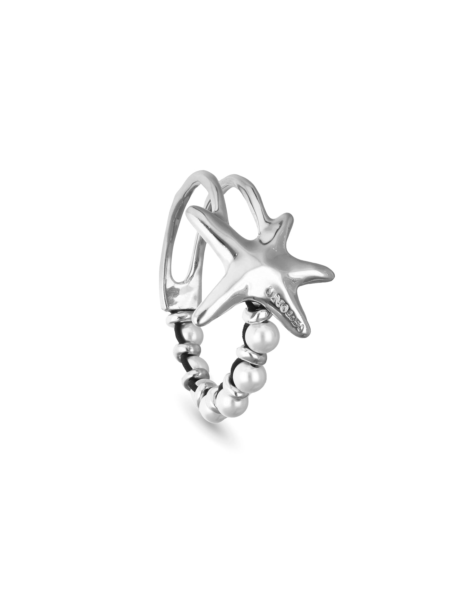 Bracelet with pearls and starfish
