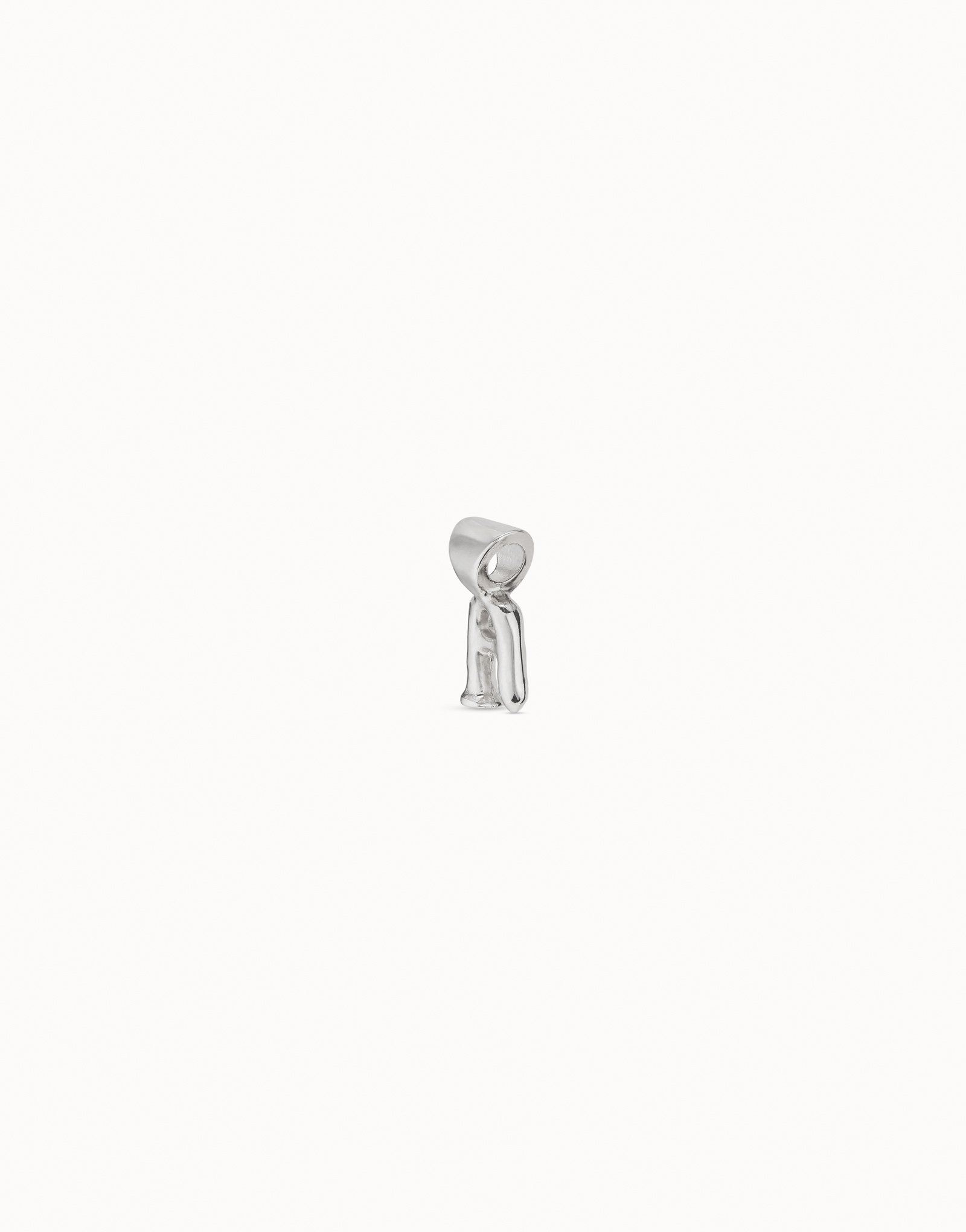 Charm placcato argento Sterling lettera A, Argent, large image number null