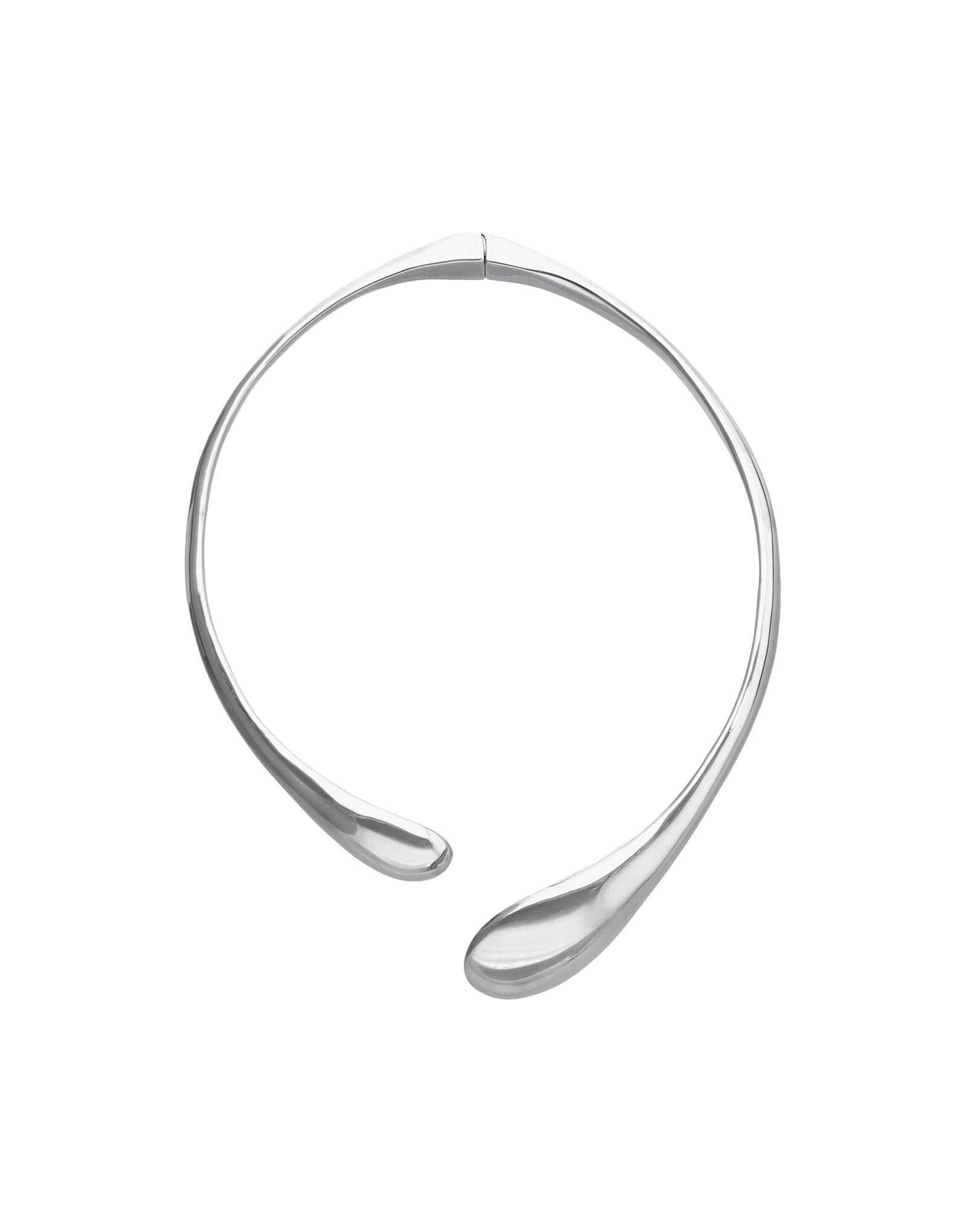 Necklace with irregular drops