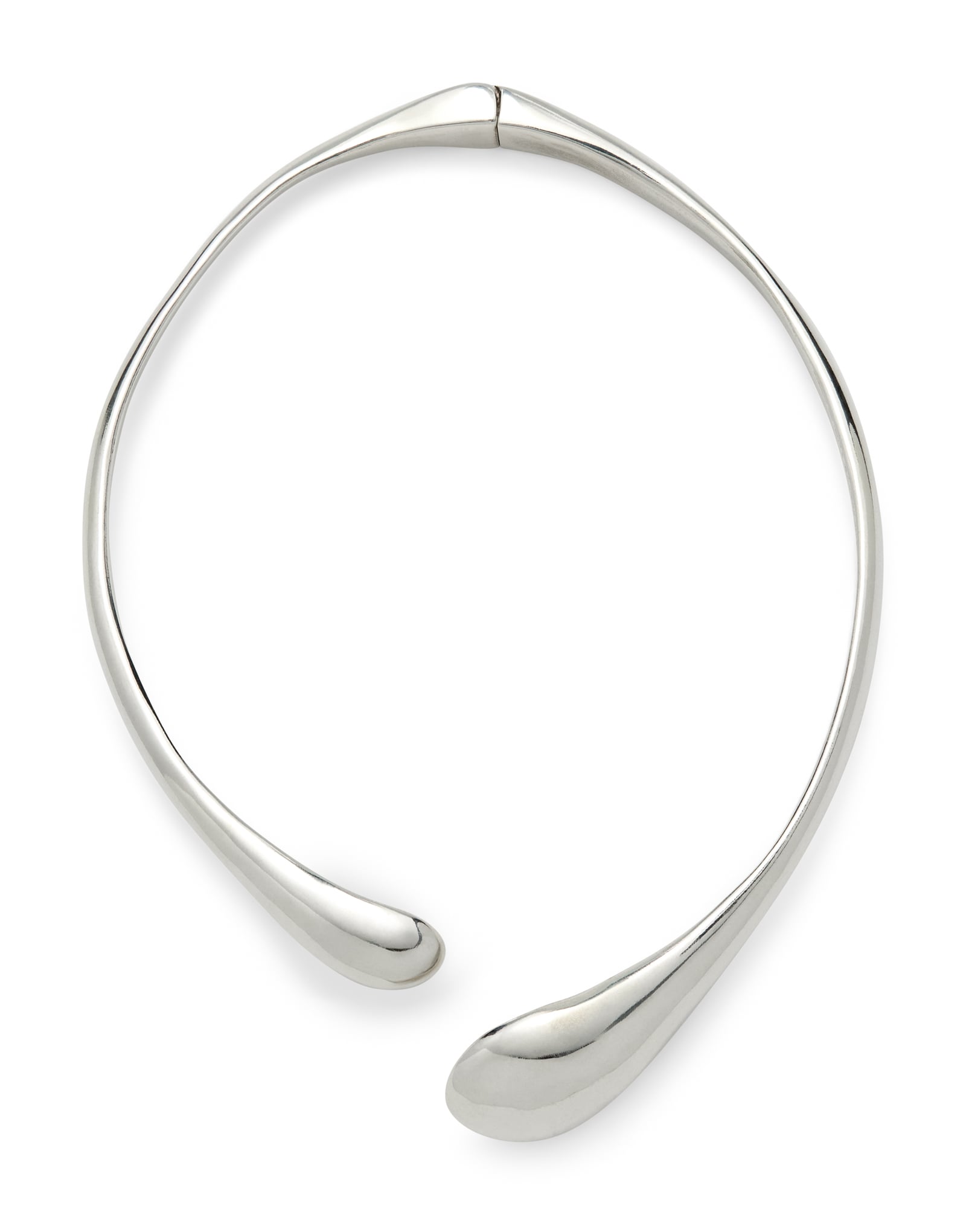 Necklace with irregular drops