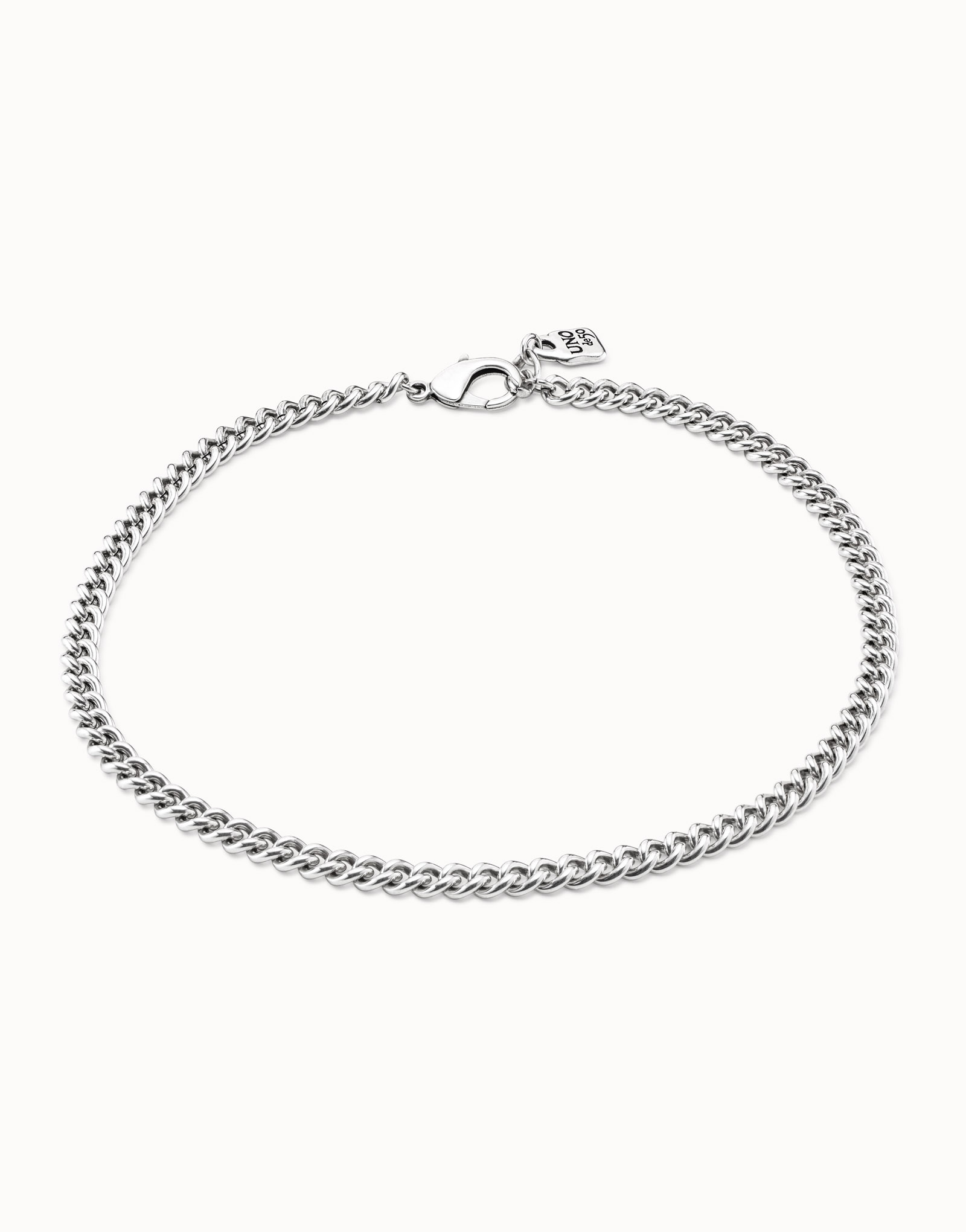 Sterling silver-plated link necklace, Silver, large image number null