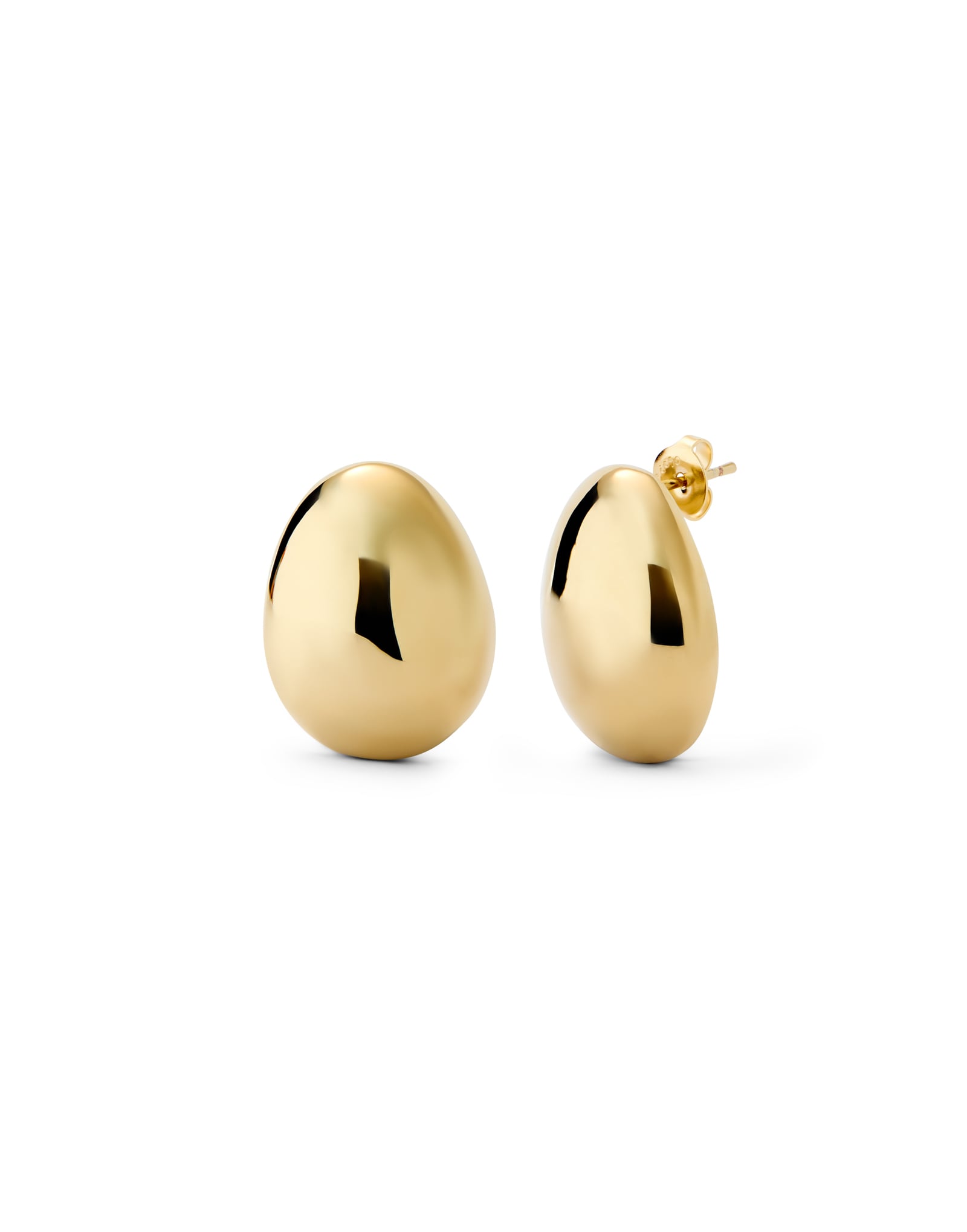 Oversized Teardrop Stud Earrings