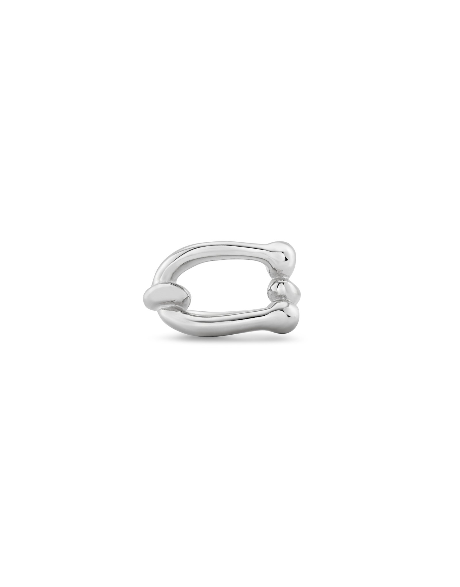 Sterling silver-plated ring, Silver, large image number null