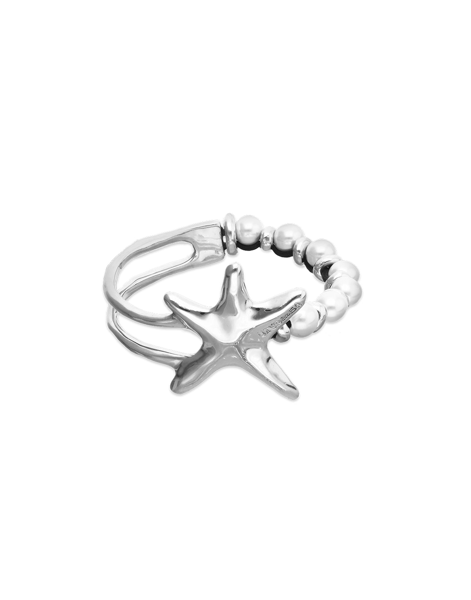 Bracelet with pearls and starfish