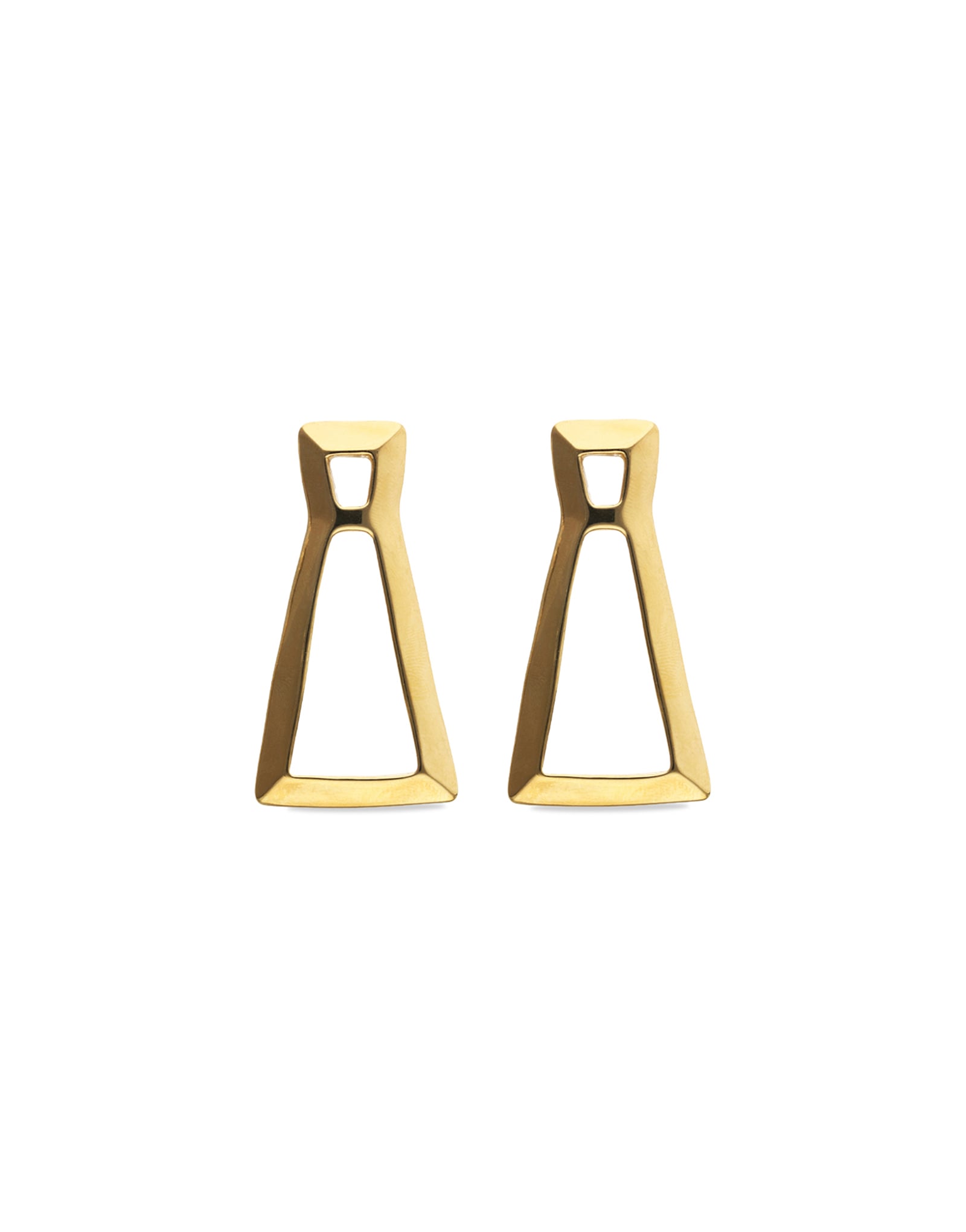 Triangular earrings