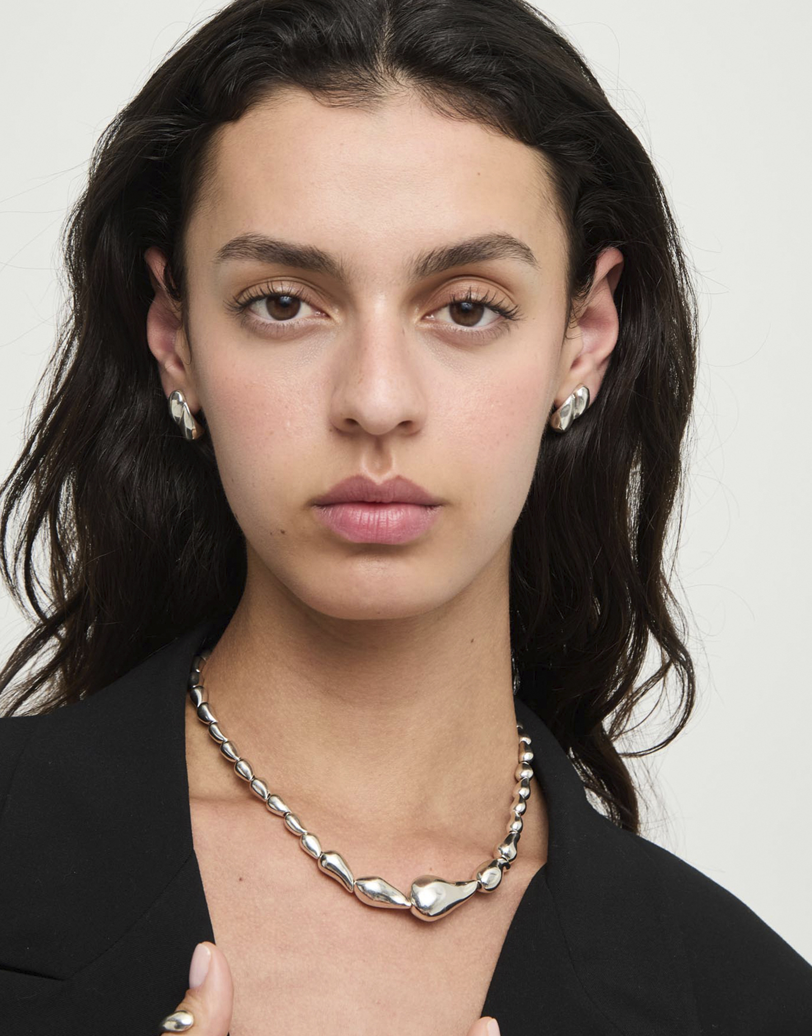 Chunky Twisted Stud Earrings