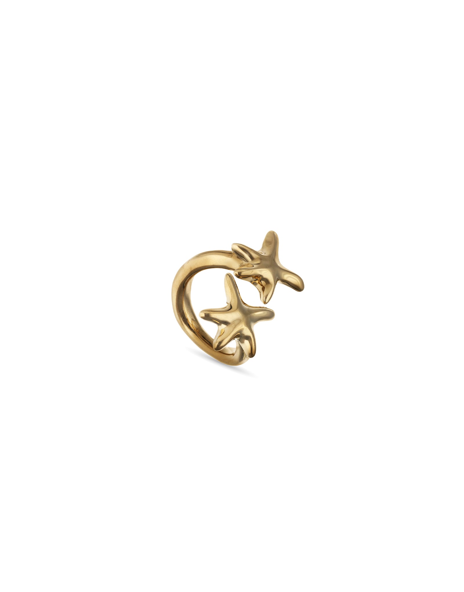 Intertwined starfish ring