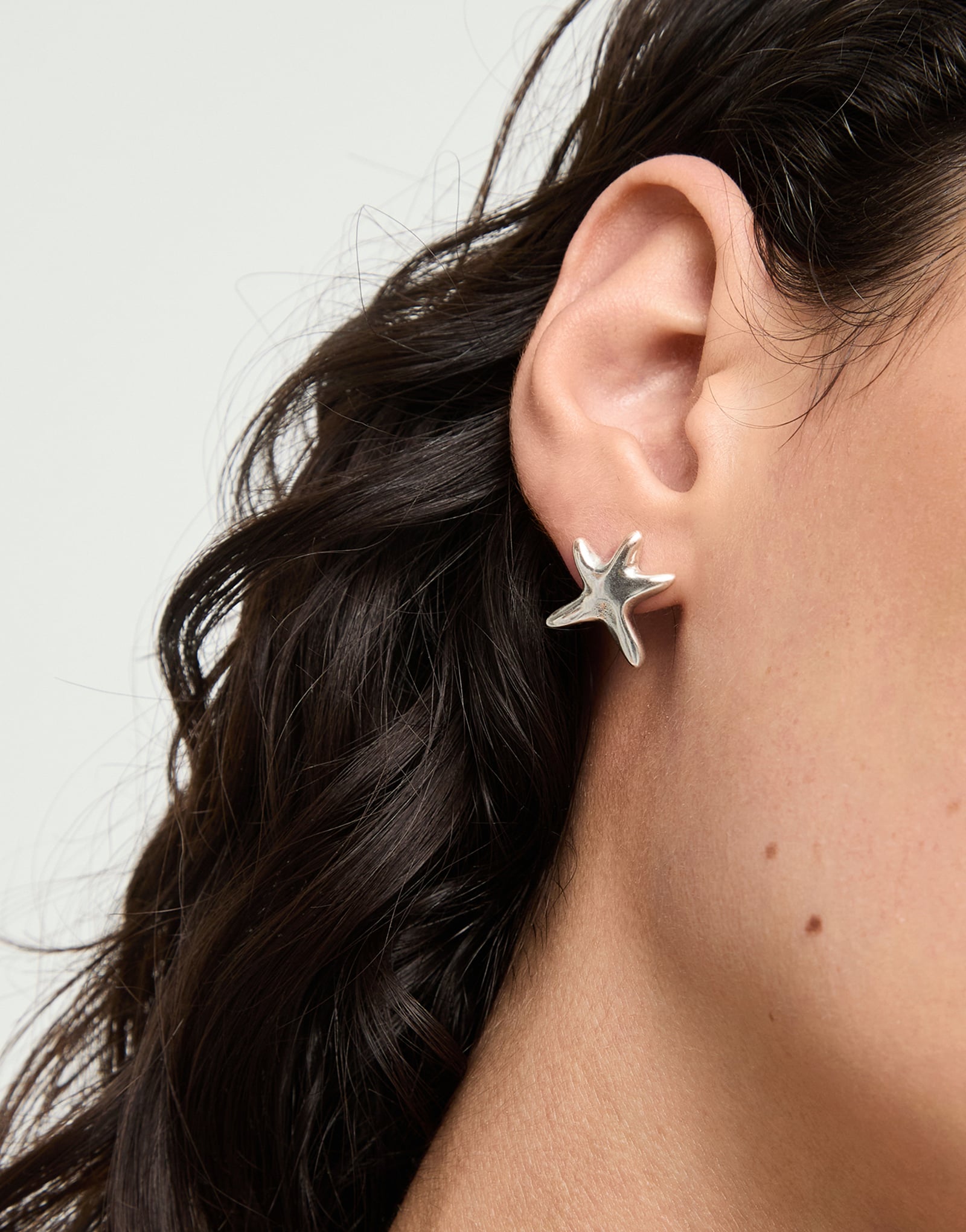 Small starfish earrings