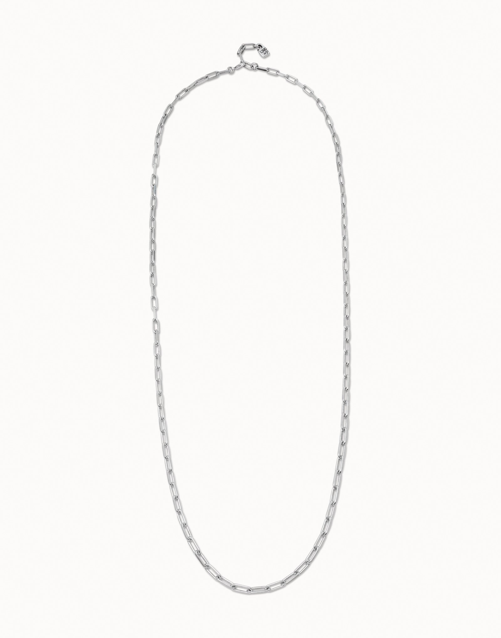 Sterling silver-plated long chain, Silver, large image number null